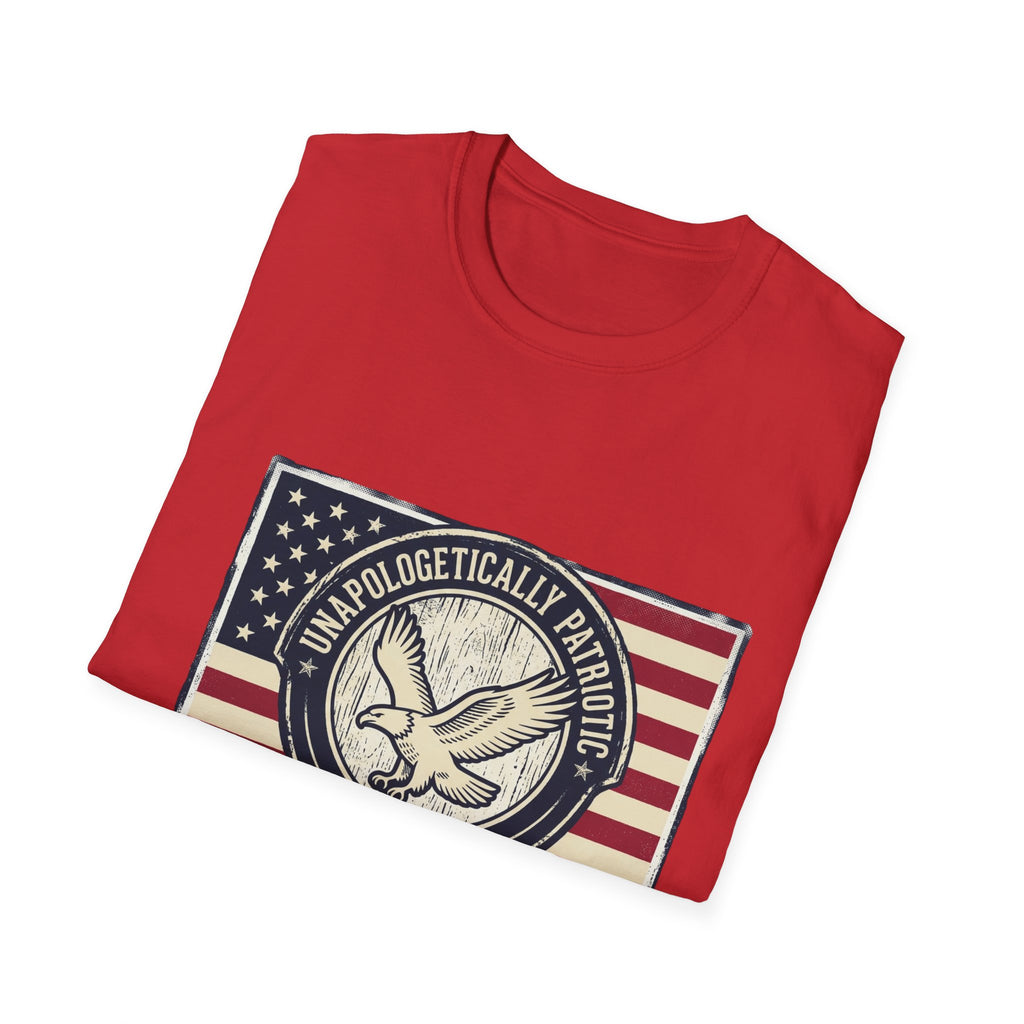 Patriotic Eagle T-Shirt — Unapologetically Patriotic American Flag Tee