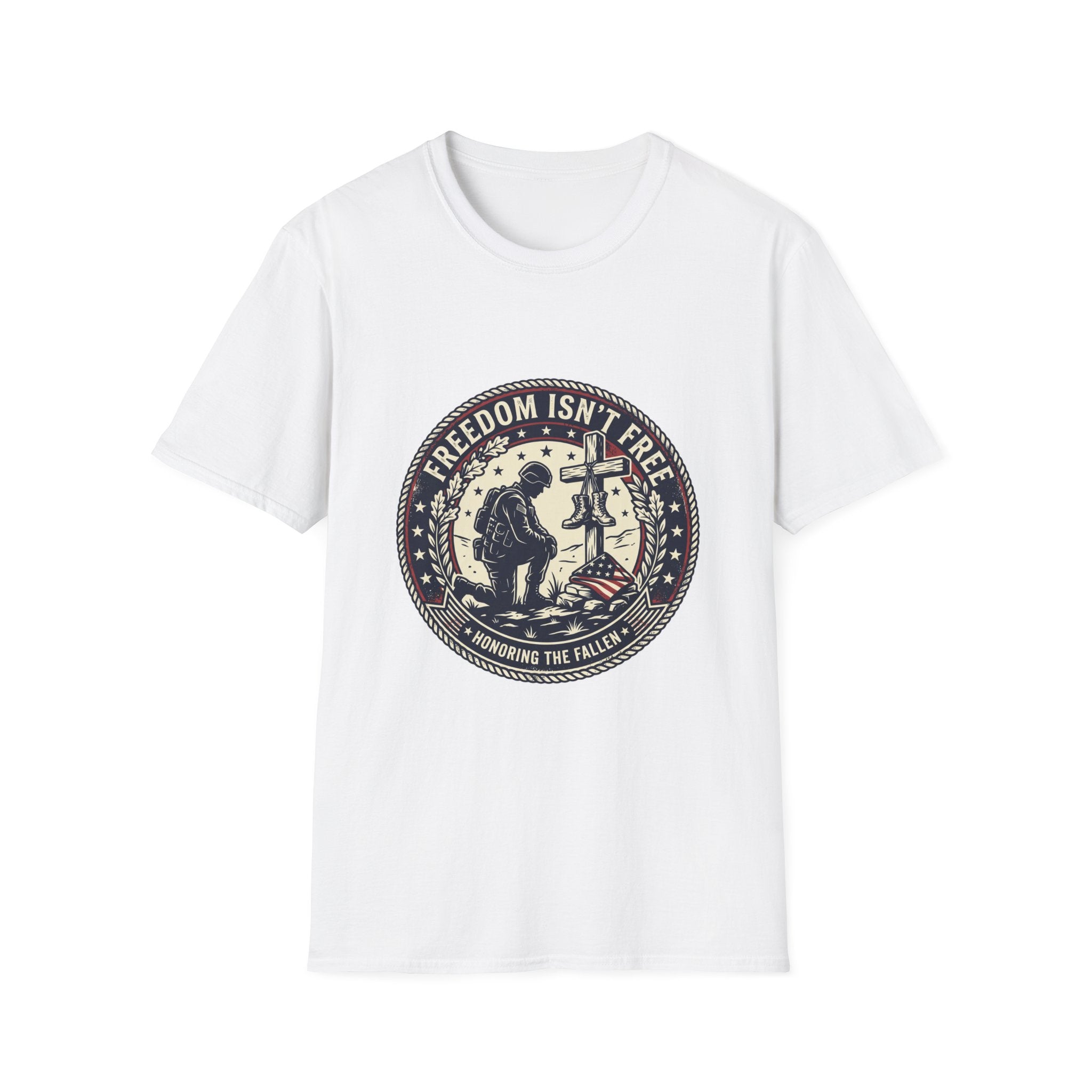 Freedom Isn't Free Memorial T-Shirt — Honoring the Fallen Military Tee