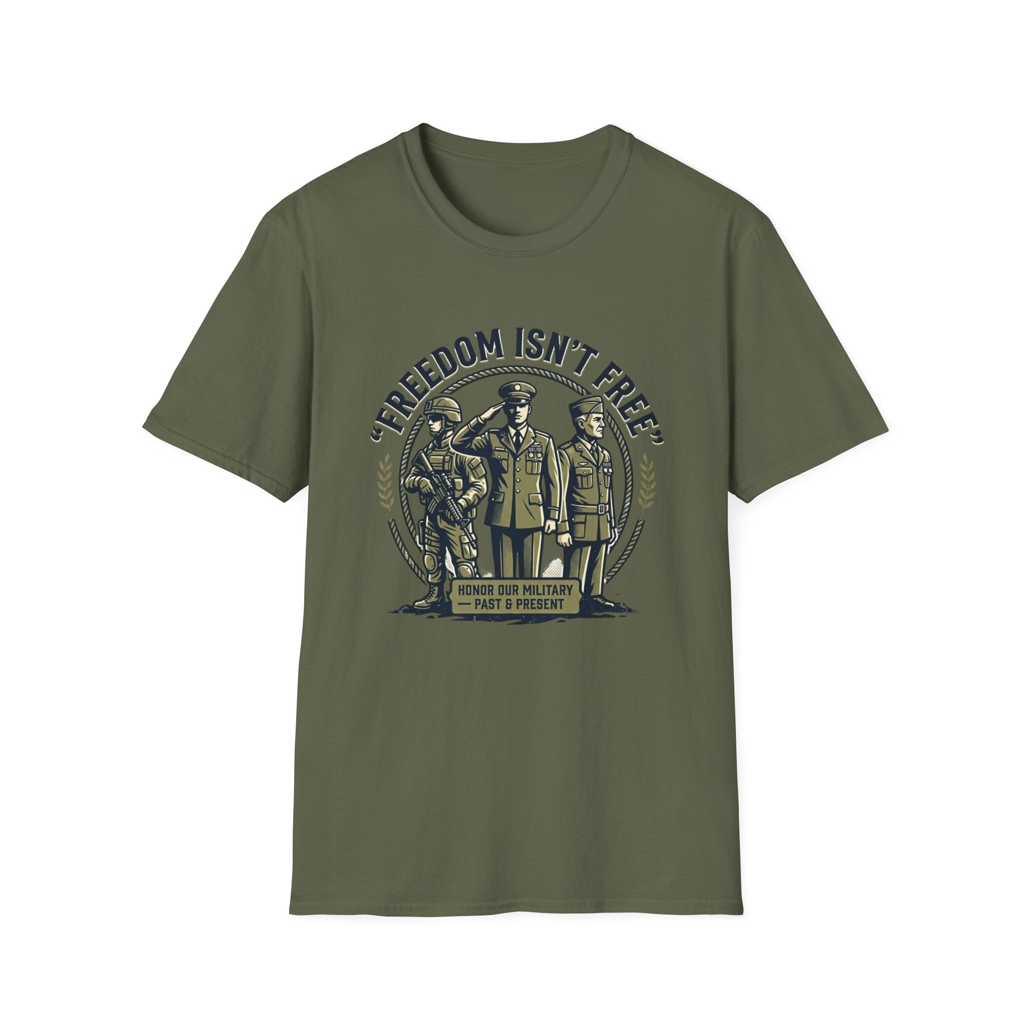 Freedom Isn't Free Military Tribute T-Shirt