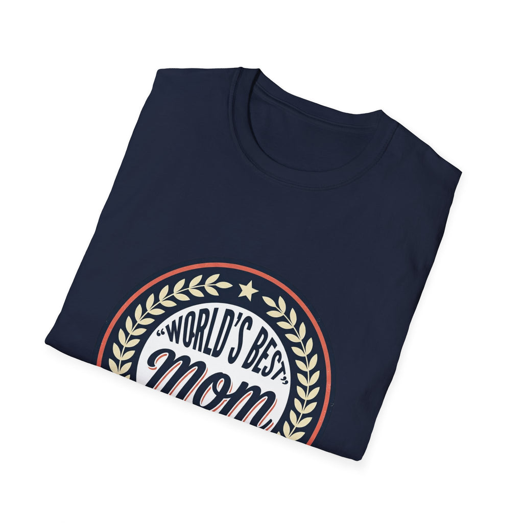 World's Best Mom T-Shirt – Vintage Badge Mother's Day Tee