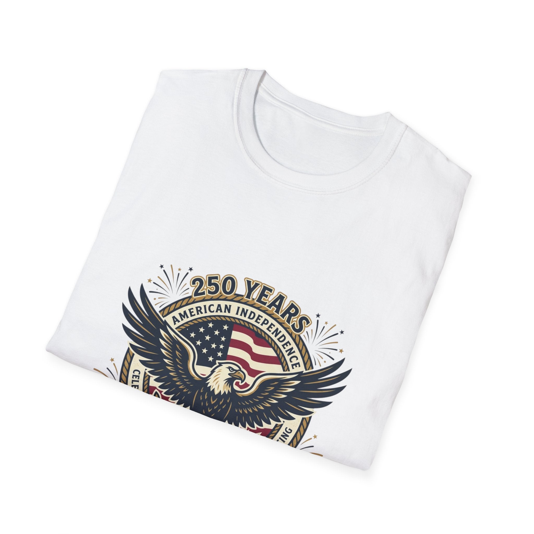 250 Years American Independence Eagle T-Shirt — Est. 1776–2026 Patriotic Tee