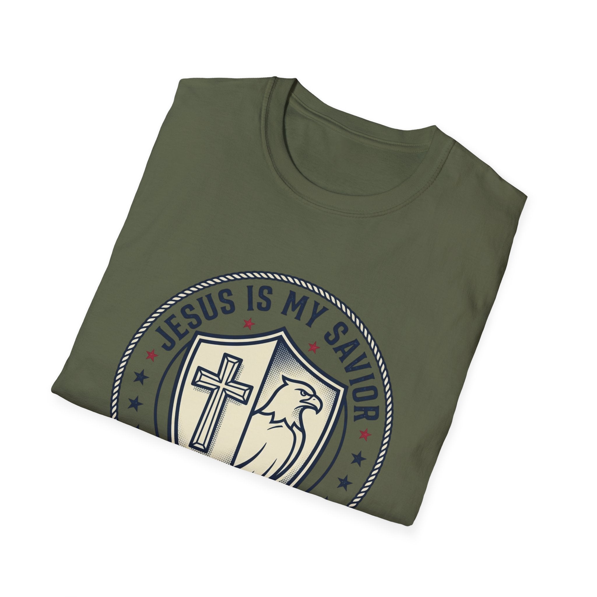 Christian Political T-Shirt — "Jesus Is My Savior, Trump Is My President"