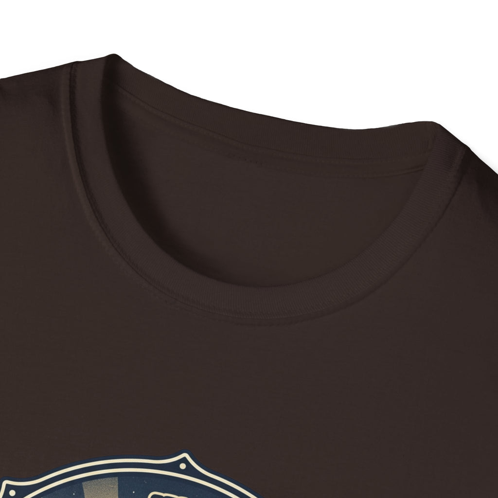 Christian T-Shirt — "Thankful God Is In Control" Cross Design