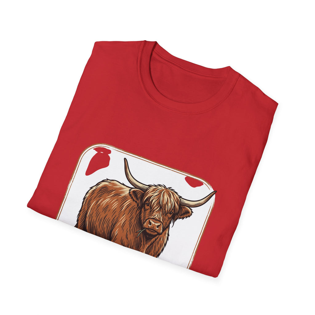 Highland Cow T-Shirt — Rustic Scottish Cattle Tee