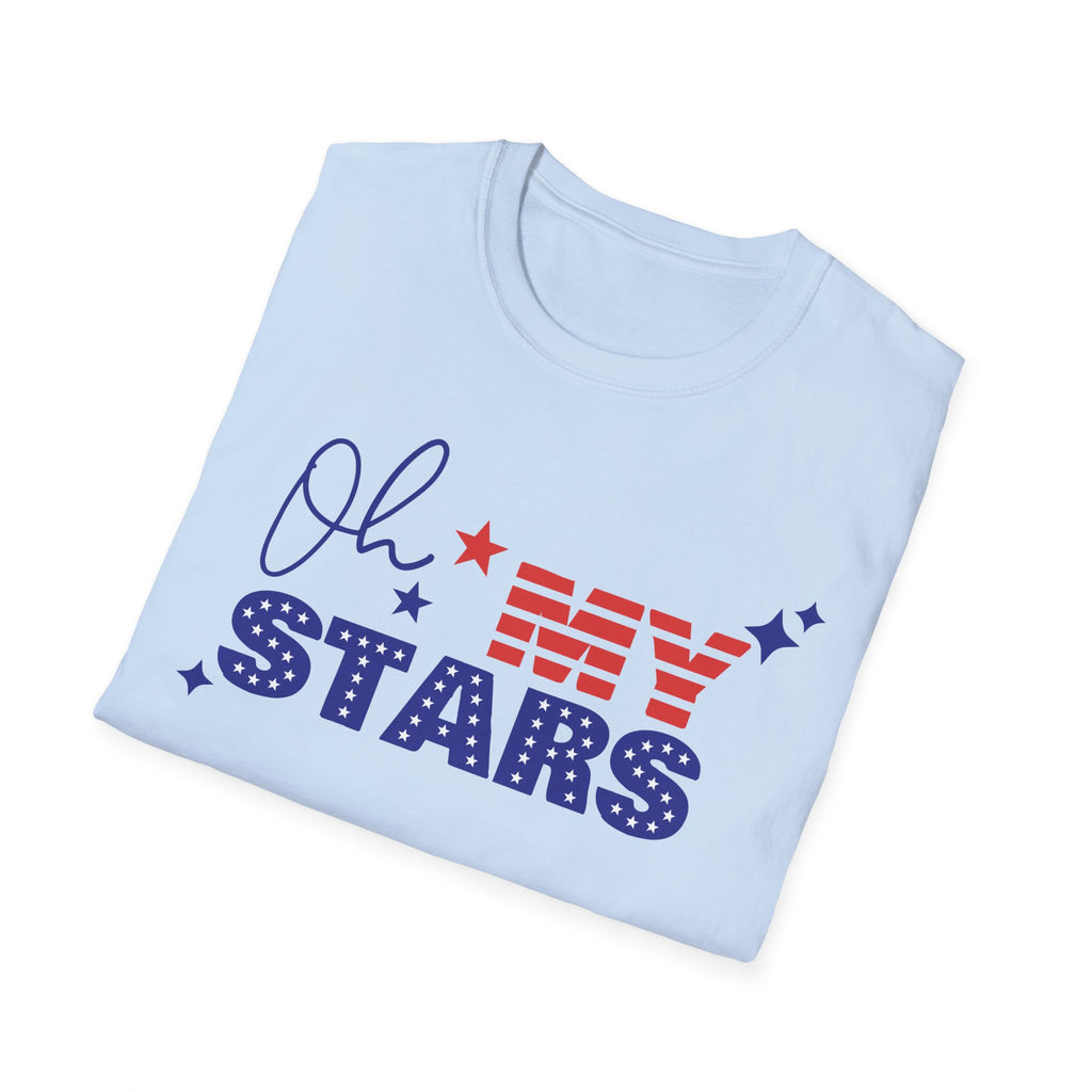 Oh My Stars T-Shirt – Patriotic 4th of July Graphic Tee