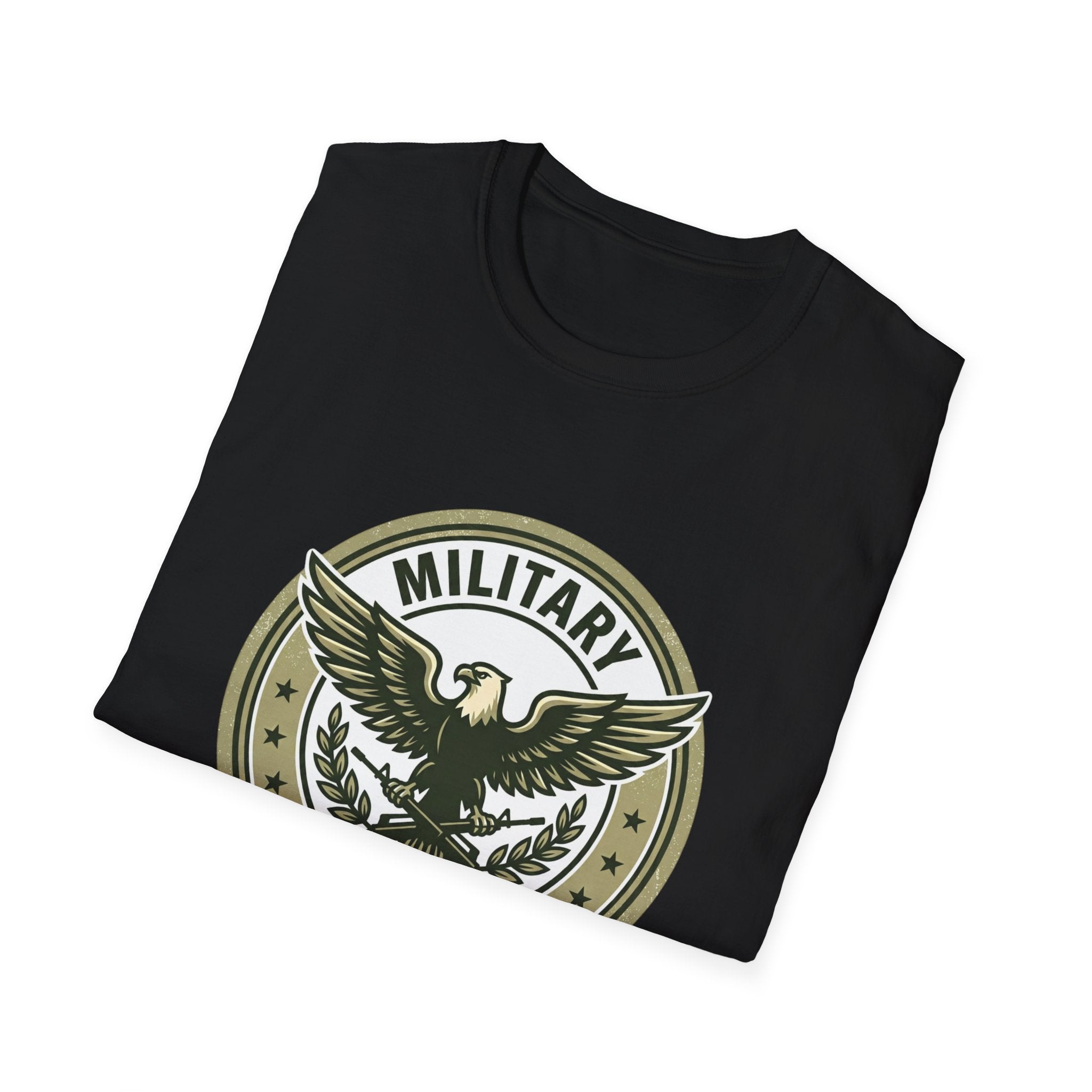 Military Eagle T-Shirt — Vintage Emblem Patriotic Tee