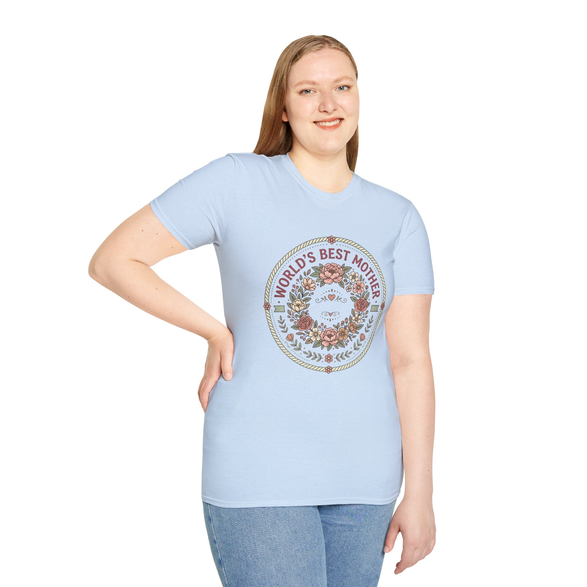 World's Best Mother Floral T-Shirt