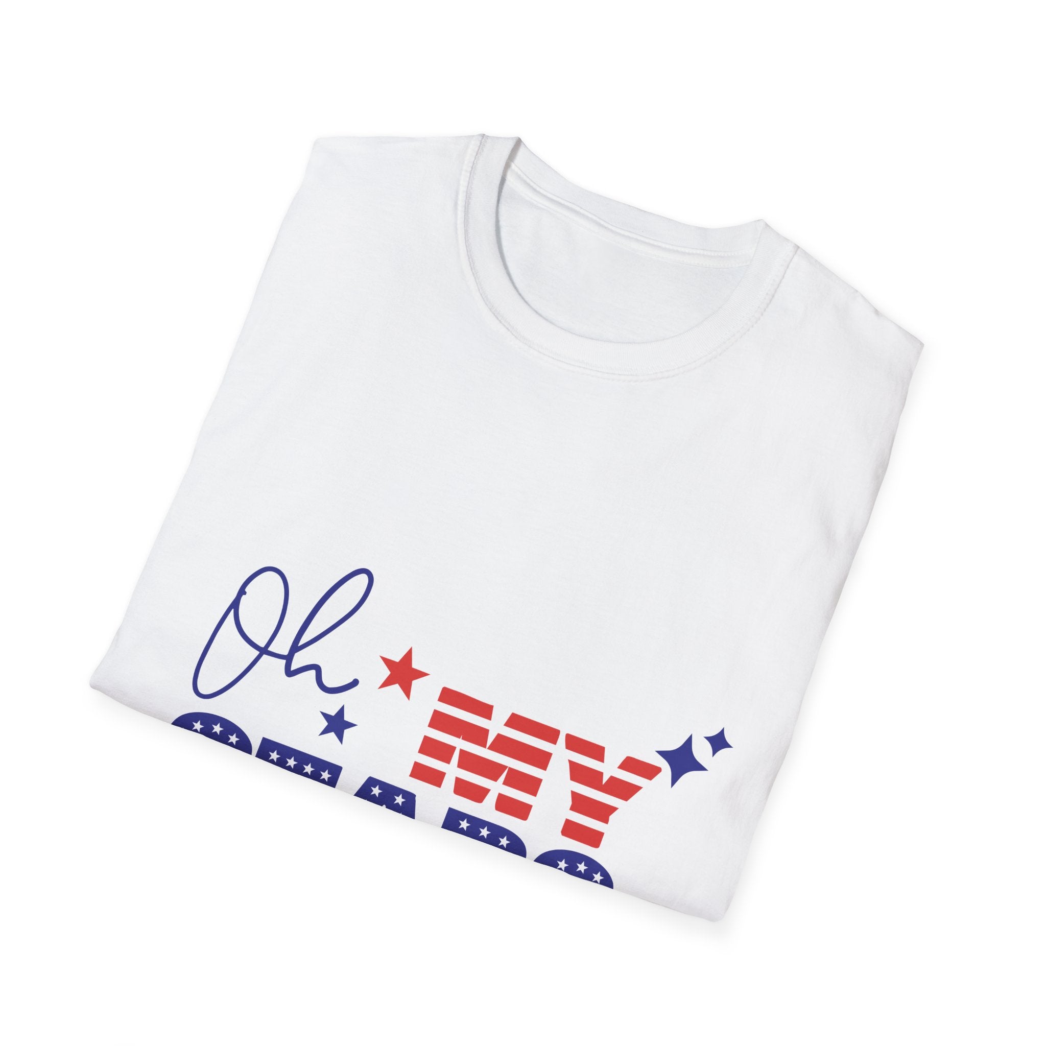 Oh My Stars T-Shirt – Patriotic 4th of July Graphic Tee