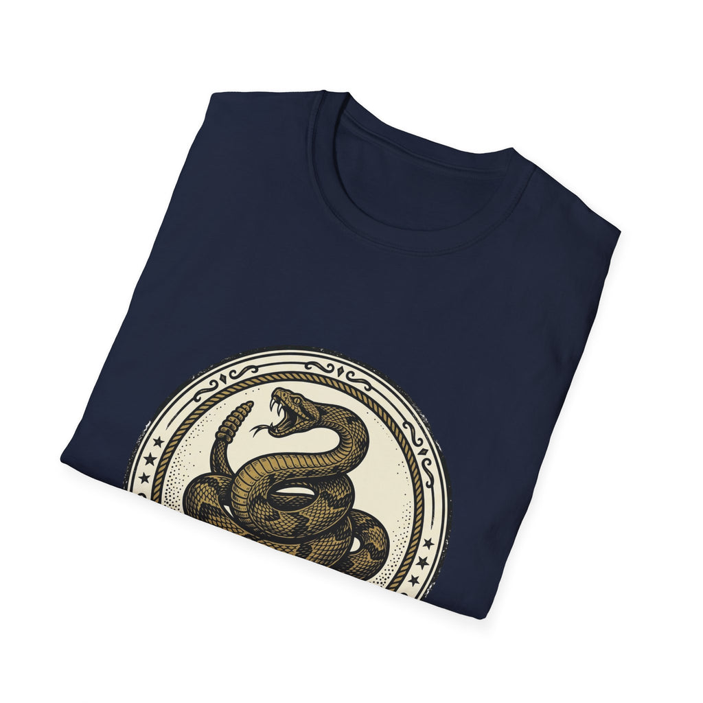Don't Tread On Me Snake T-Shirt — Gadsden Flag Vintage Patriotic Tee