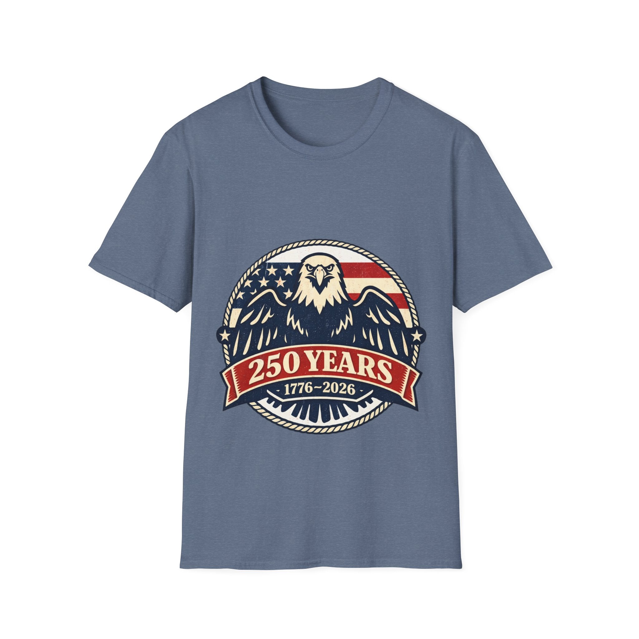 250 Years Eagle T-Shirt – 1776–2026 American Anniversary Patriotic Tee