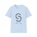 T-Shirt — "More Coffee Less Hustle" Minimalist Graphic Tee