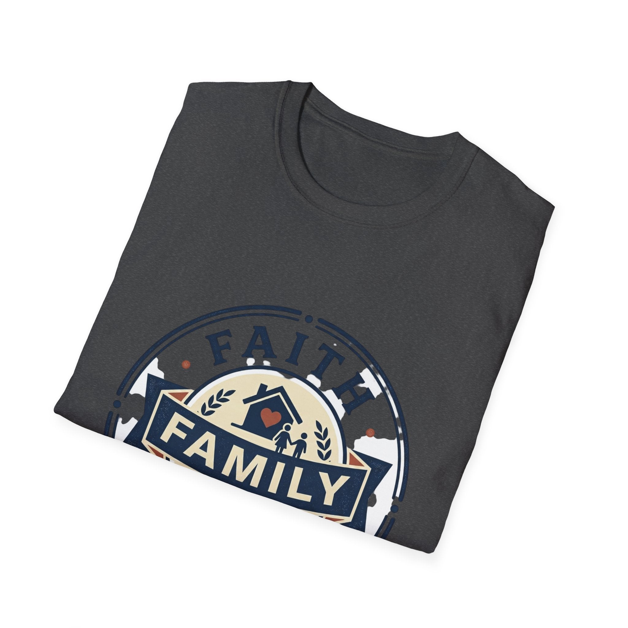 Faith, Family & Friends T-Shirt — Inspirational Christian Family Tee