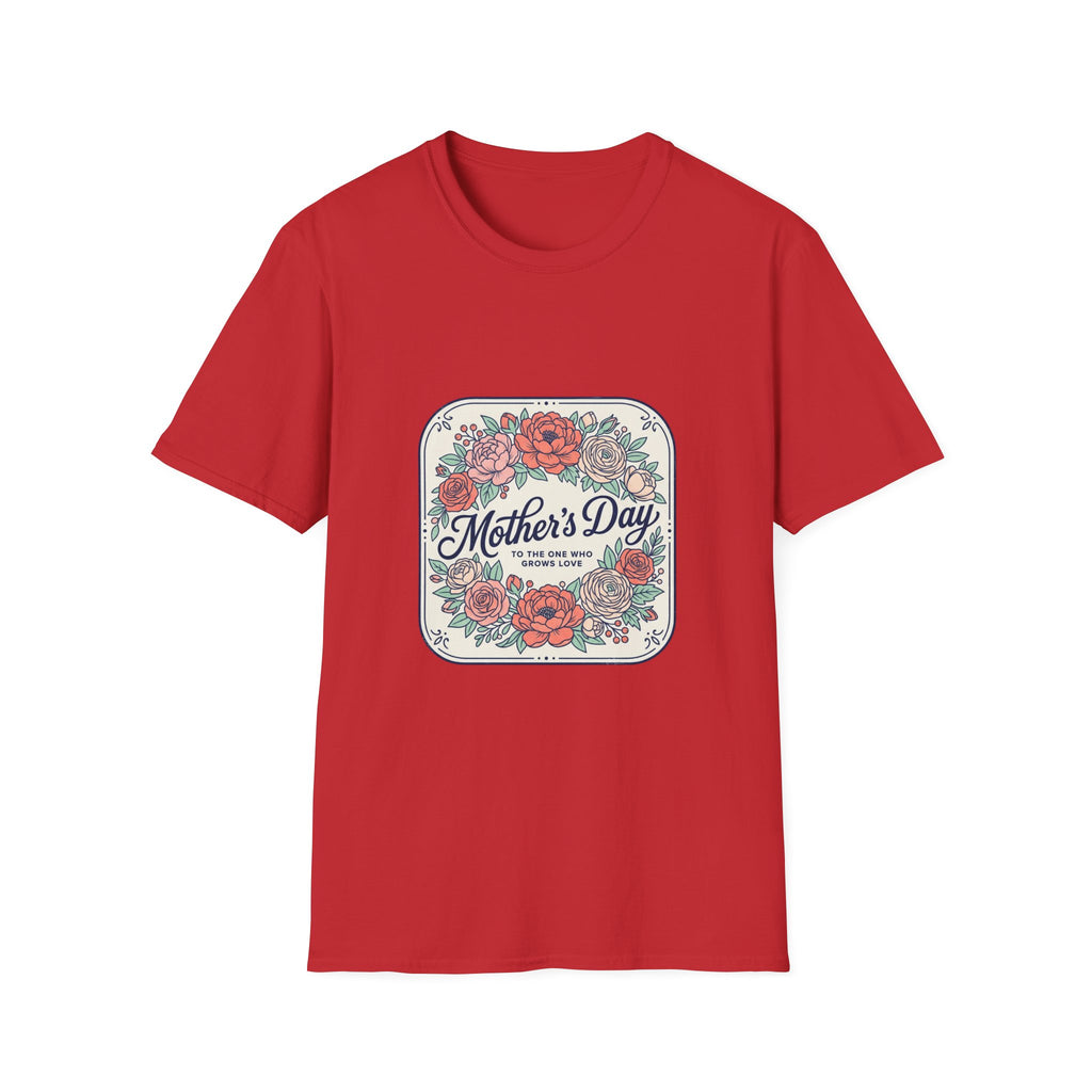 Mother's Day Floral Tee — Vintage Roses "Mother's Day" Graphic T-Shirt