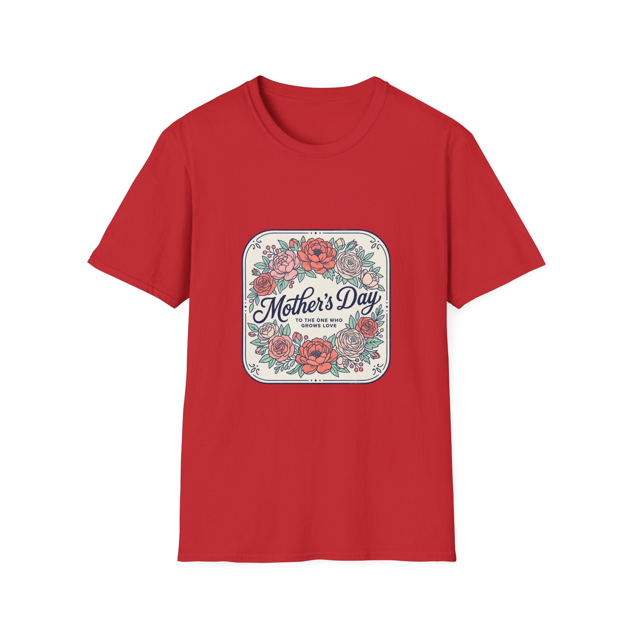 Mother's Day Floral Tee — Vintage Roses "Mother's Day" Graphic T-Shirt