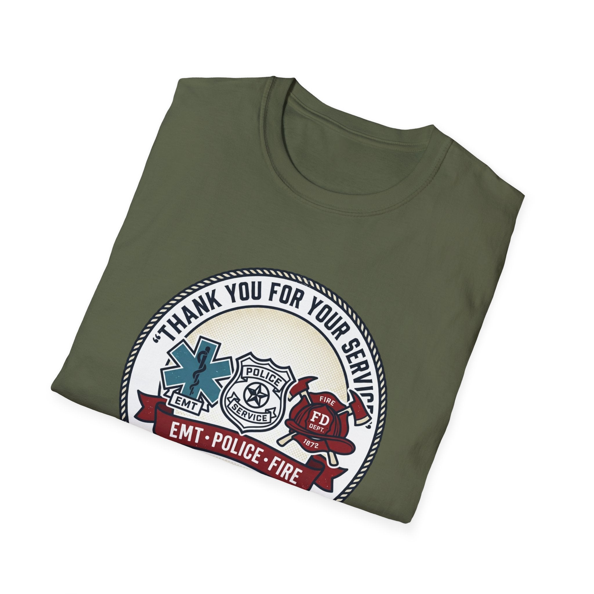 EMT • Police • Fire 'Thank You For Your Service' T-Shirt