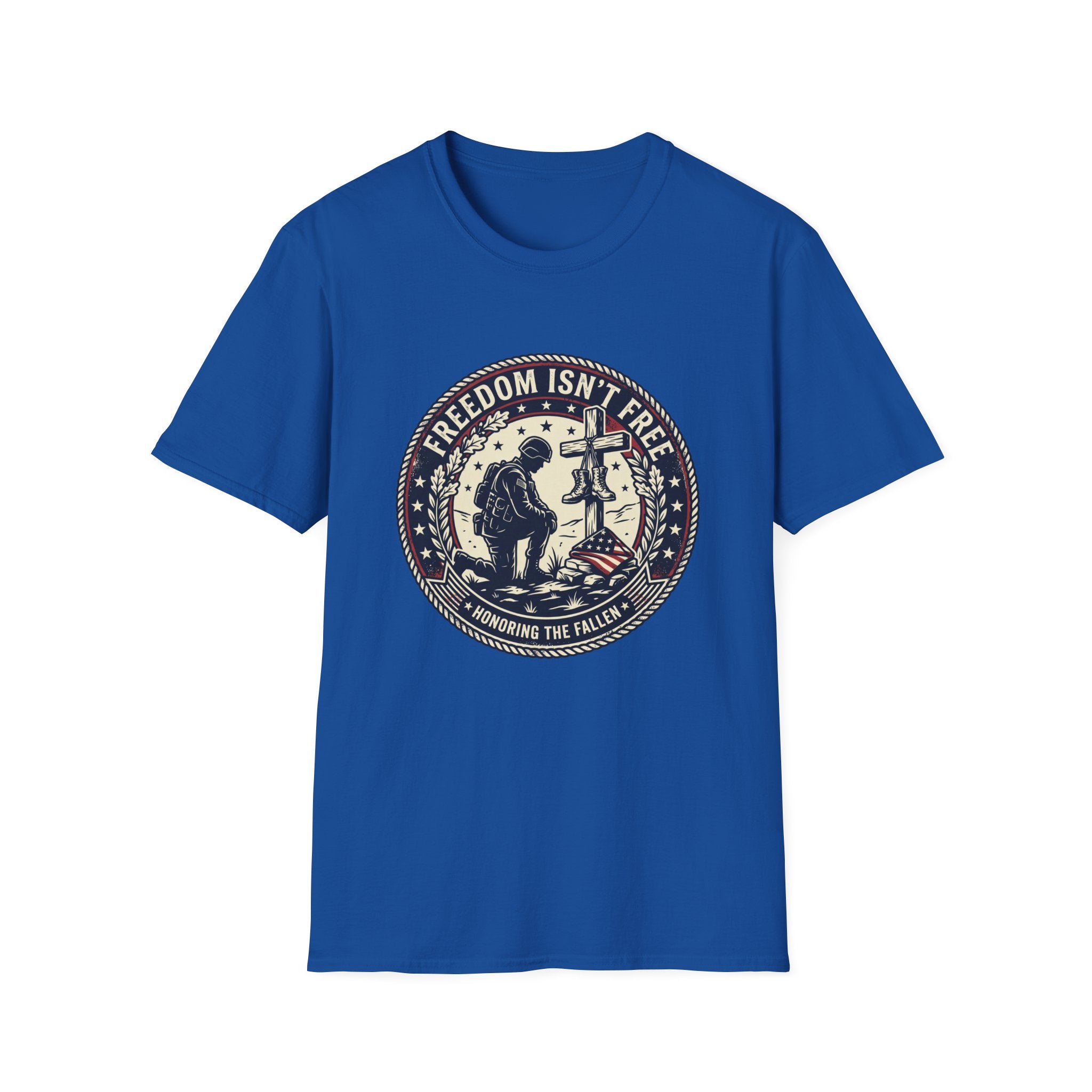 Freedom Isn't Free Memorial T-Shirt — Honoring the Fallen Military Tee