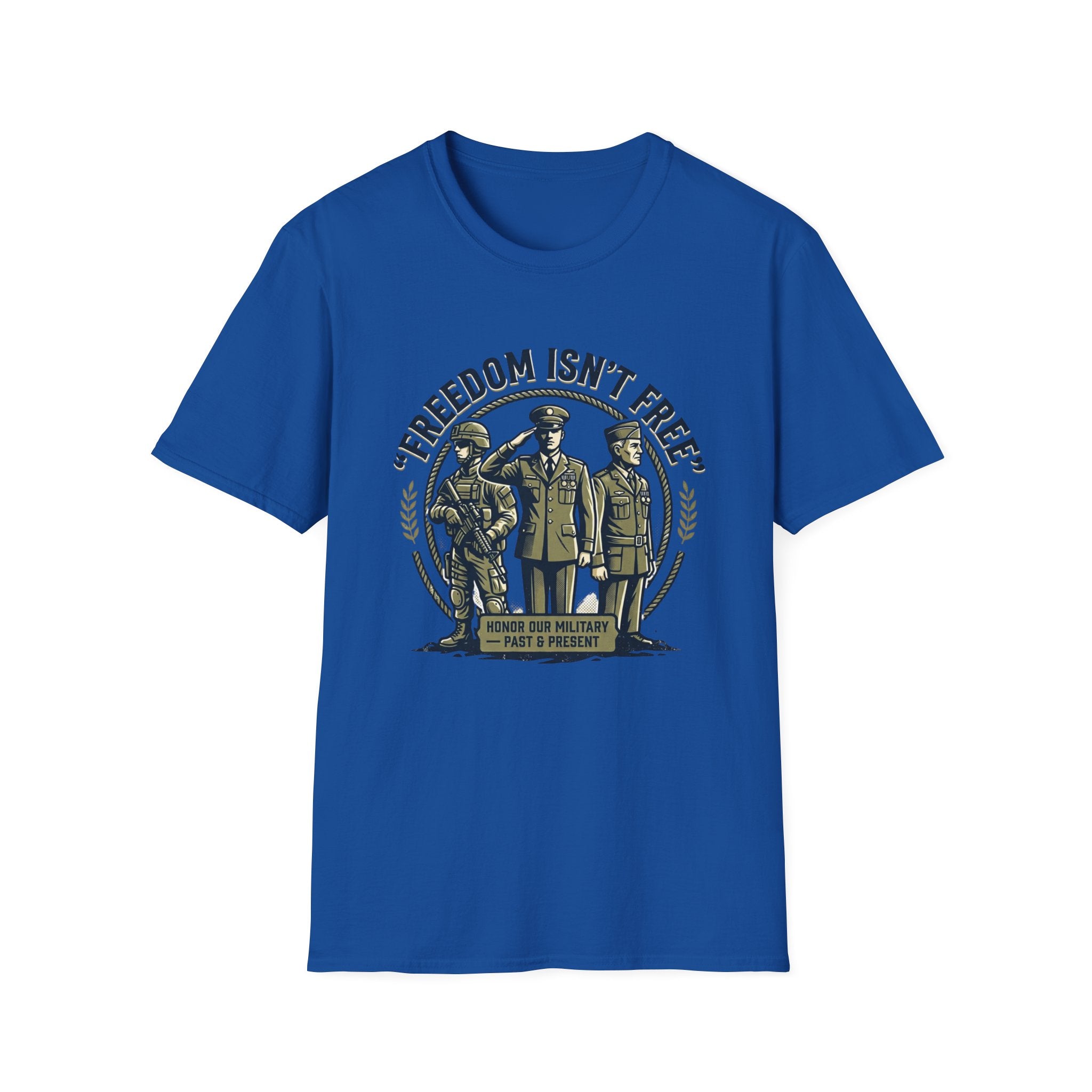 Freedom Isn't Free Military Tribute T-Shirt