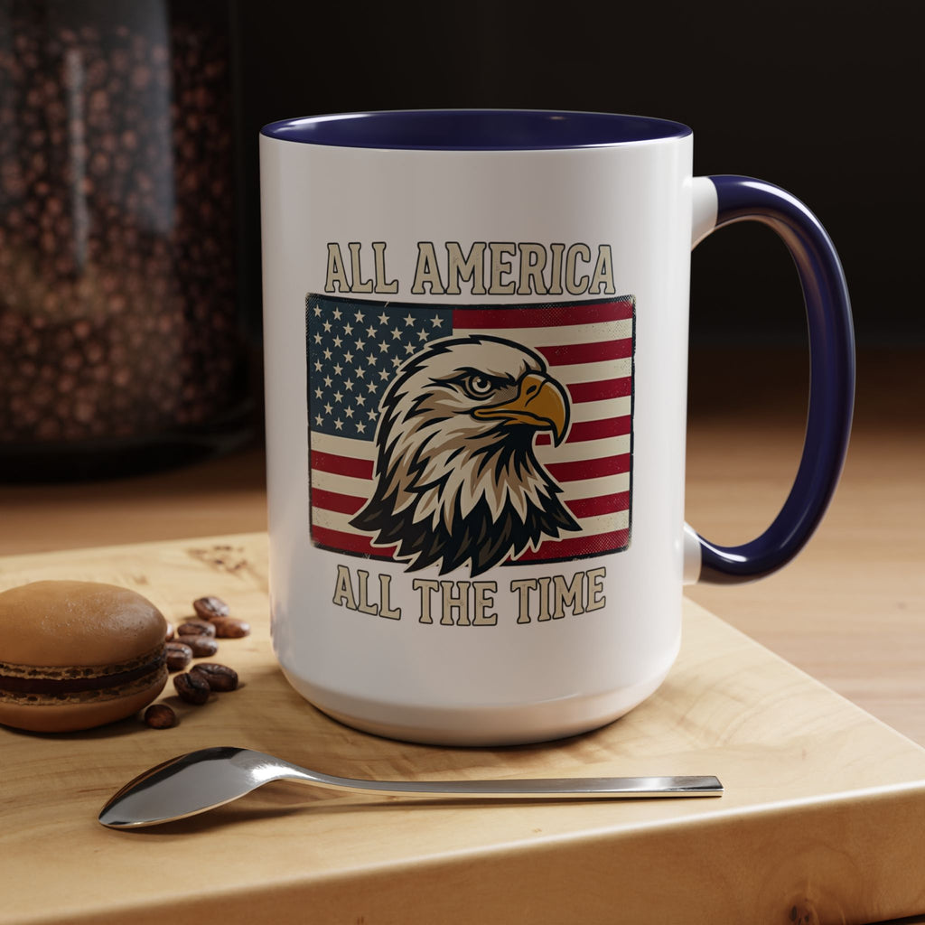 All America Eagle Coffee Mug — Patriotic 11oz Accent Mug