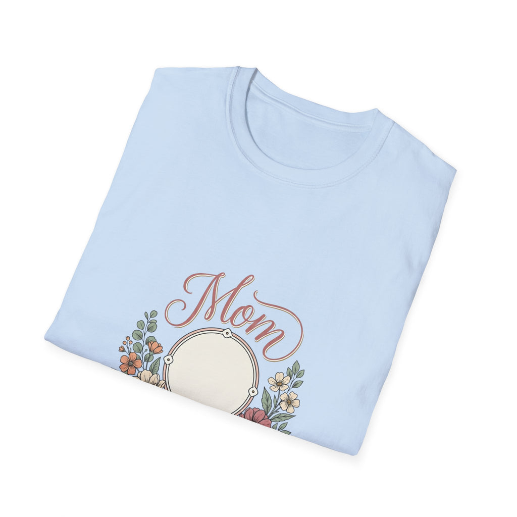 Mom Floral Photo Frame T-Shirt — Mother’s Day Keepsake Tee