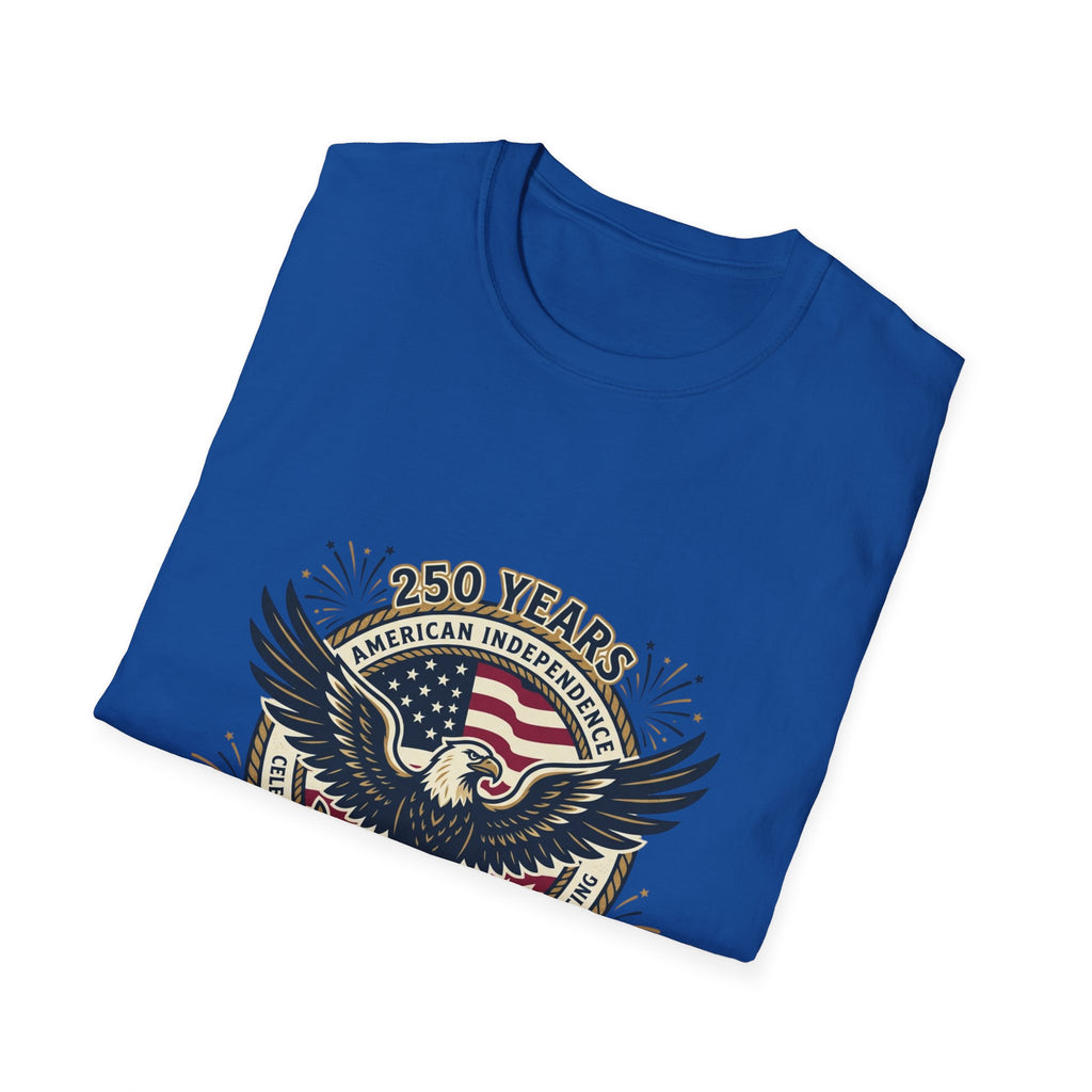 250 Years American Independence Eagle T-Shirt — Est. 1776–2026 Patriotic Tee