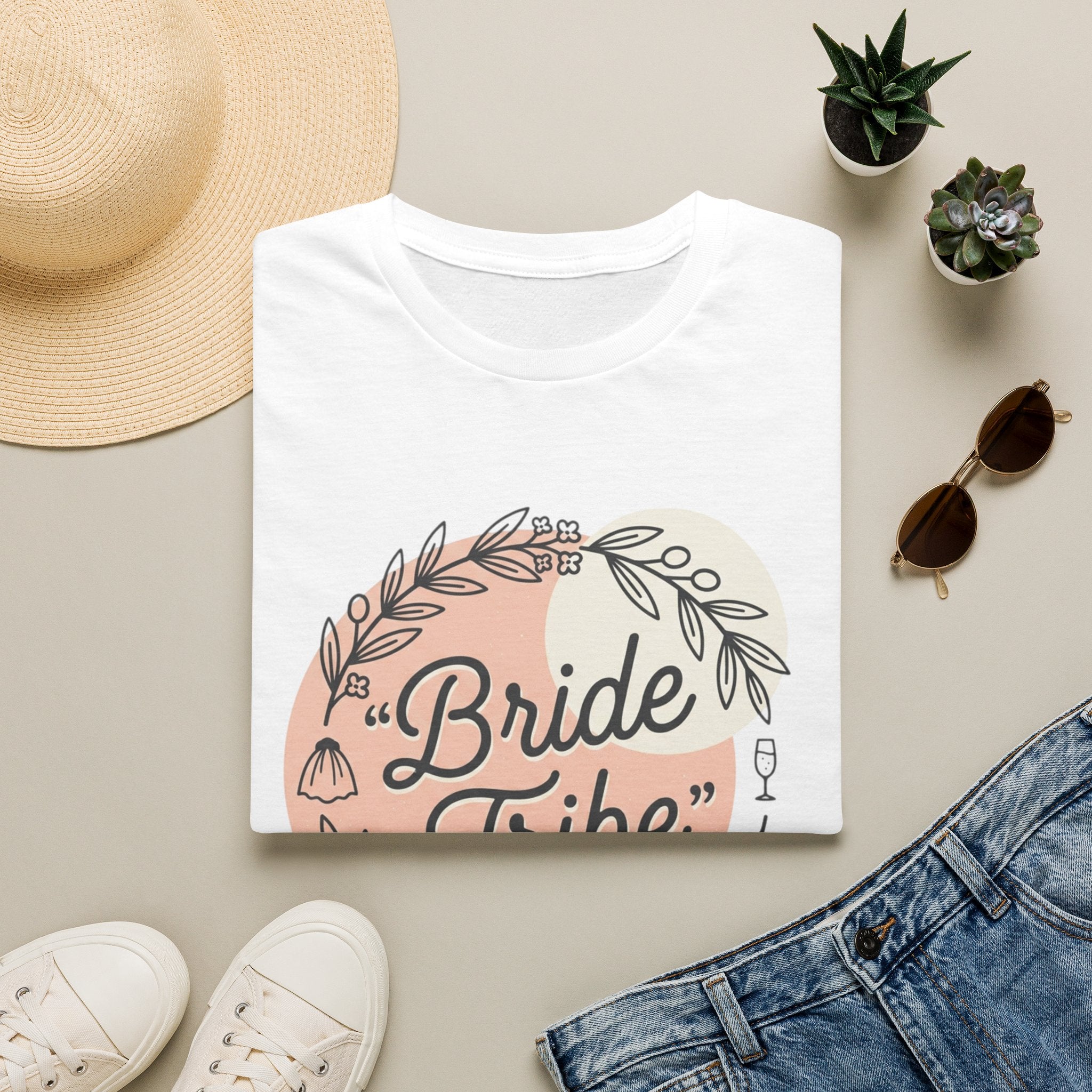 Bride Tribe T-Shirt — Floral Mother of the Bride Tee