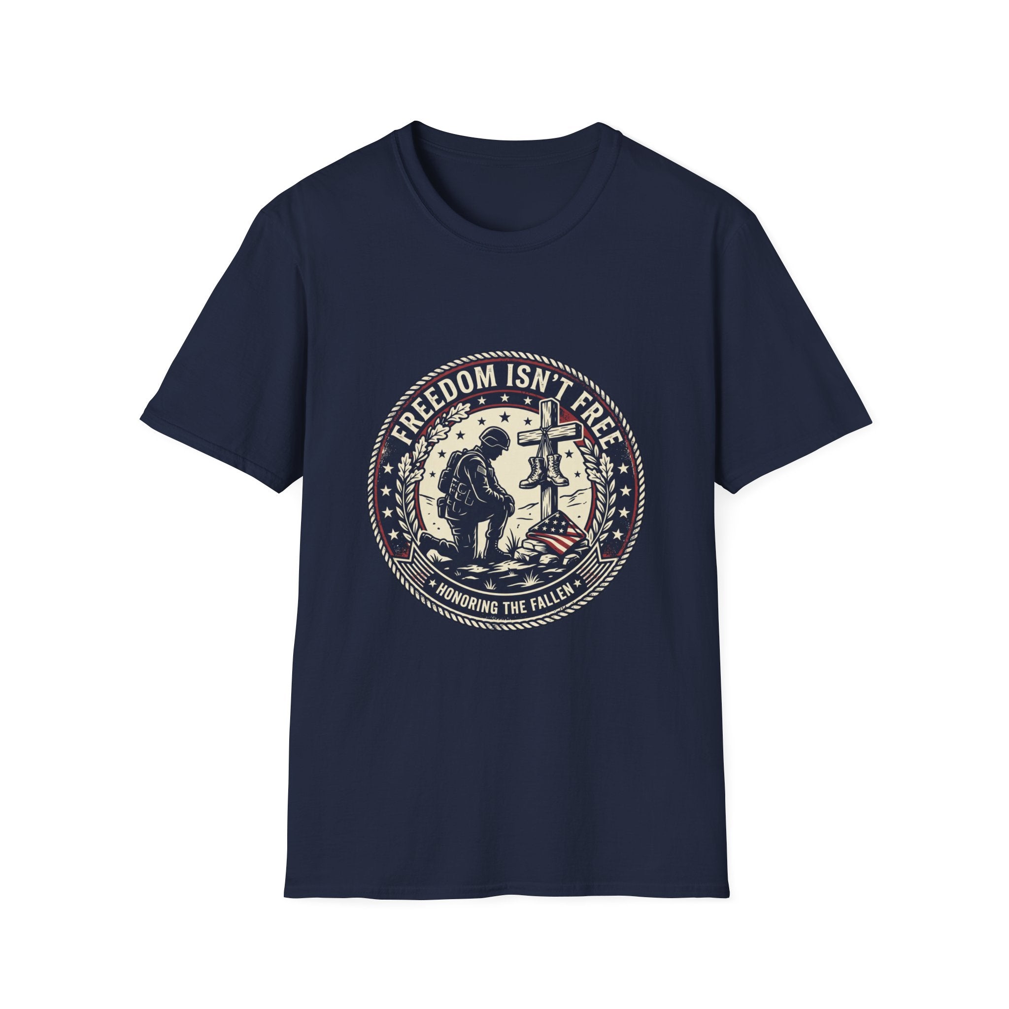 Freedom Isn't Free Memorial T-Shirt — Honoring the Fallen Military Tee