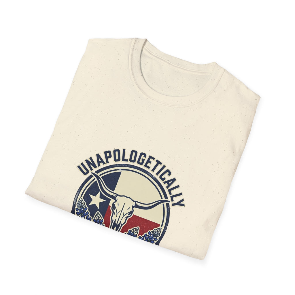 Unapologetically Texan T-Shirt — Retro Longhorn Texas Pride Tee