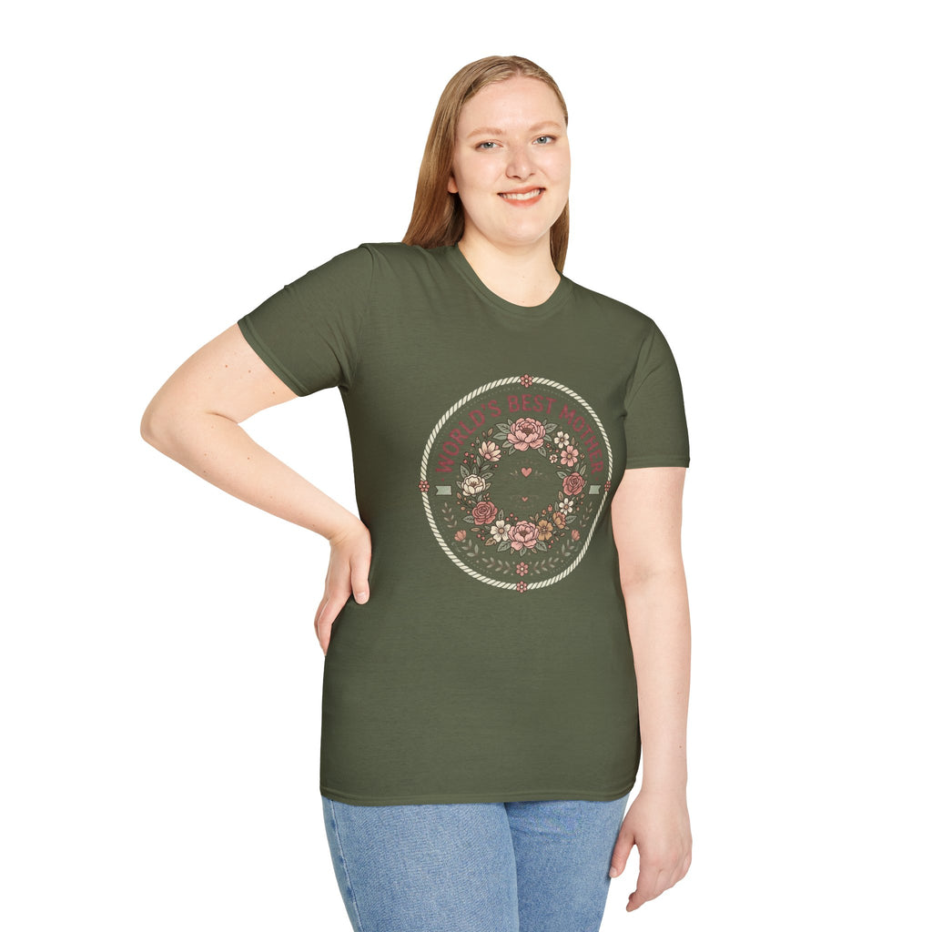 World's Best Mother Floral T-Shirt