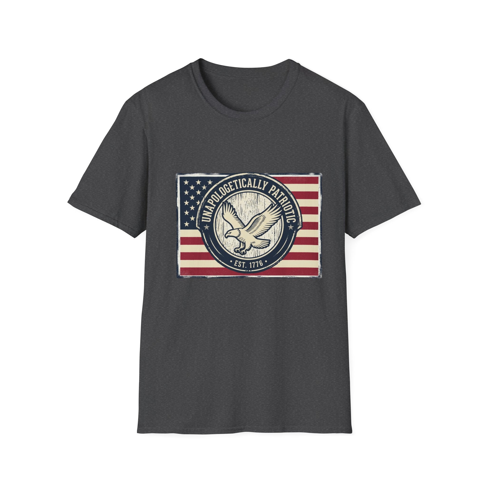 Patriotic Eagle T-Shirt — Unapologetically Patriotic American Flag Tee
