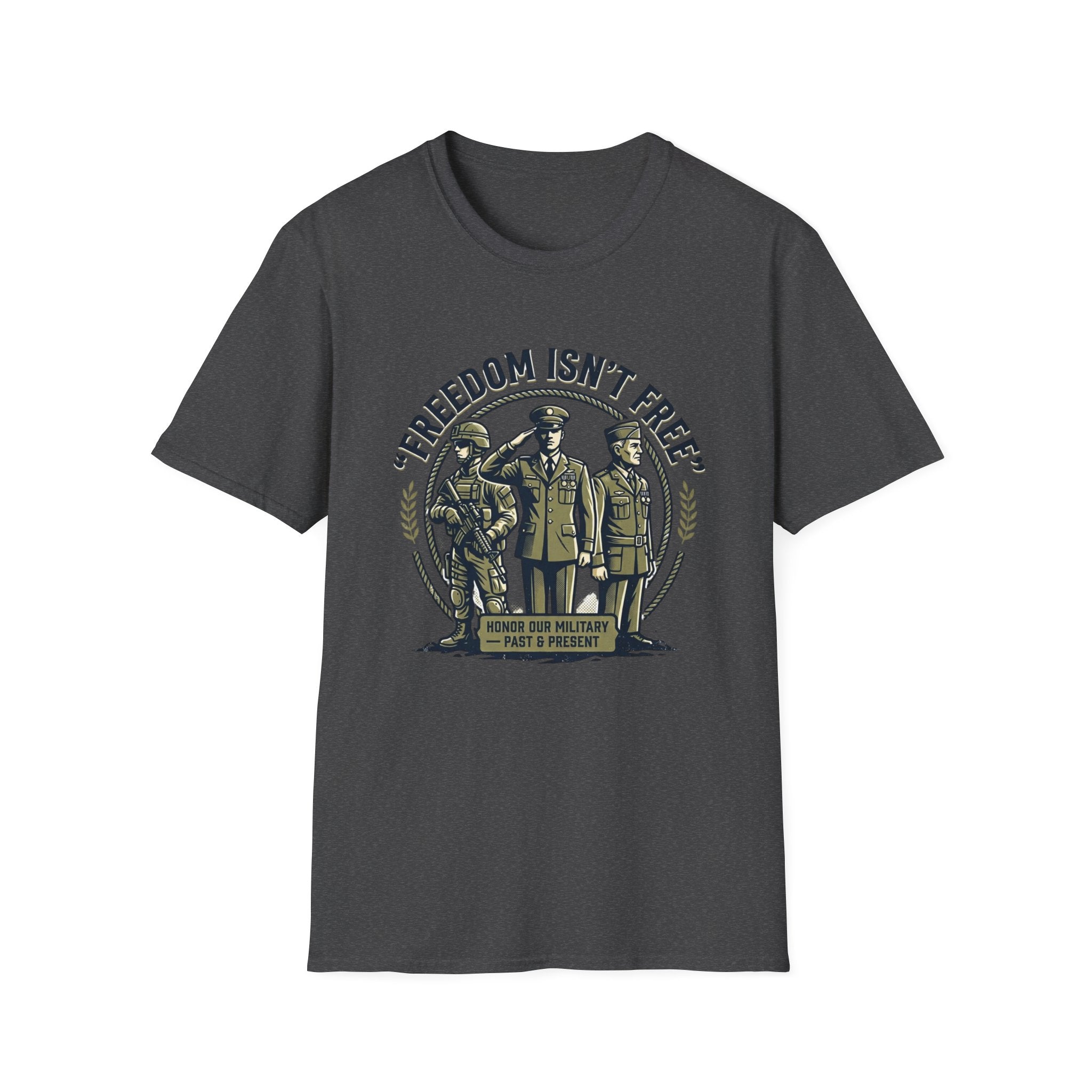 Freedom Isn't Free Military Tribute T-Shirt