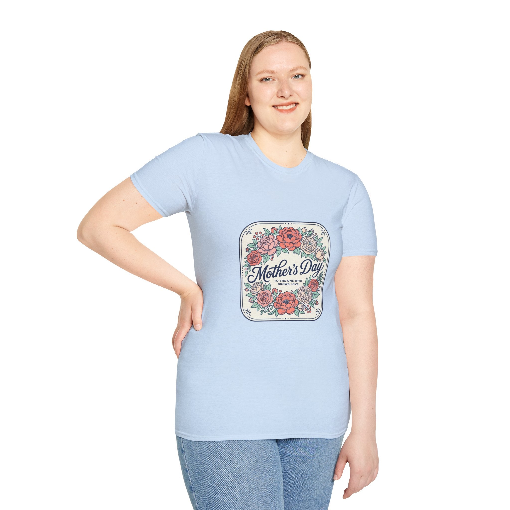 Mother's Day Floral Tee — Vintage Roses "Mother's Day" Graphic T-Shirt