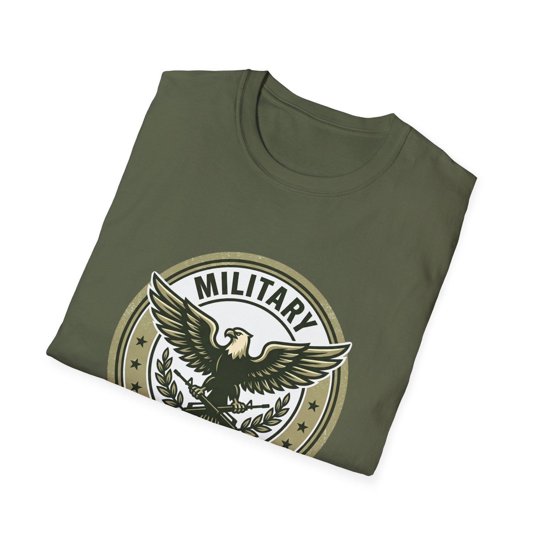 Military Eagle T-Shirt — Vintage Emblem Patriotic Tee