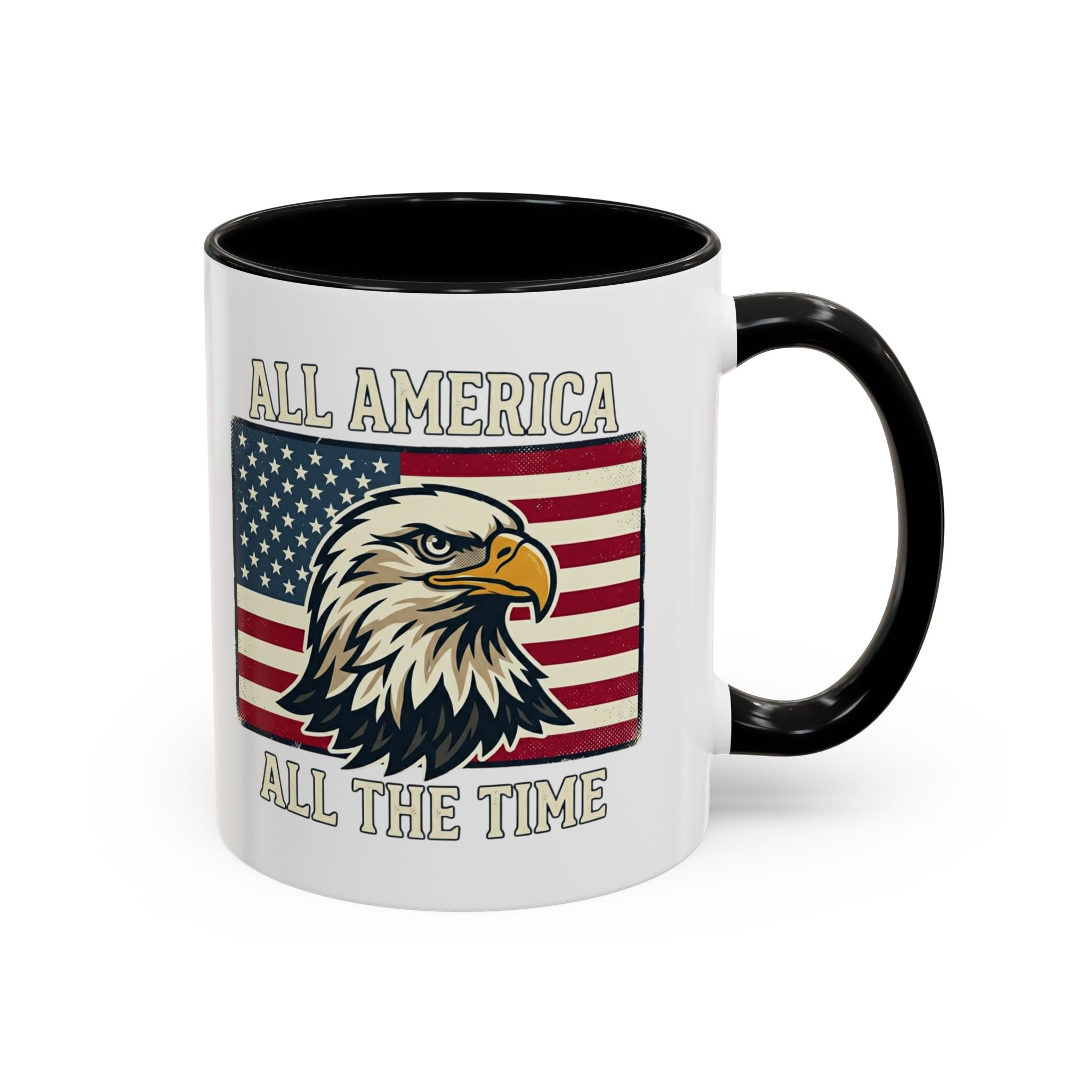 All America Eagle Coffee Mug — Patriotic 11oz Accent Mug