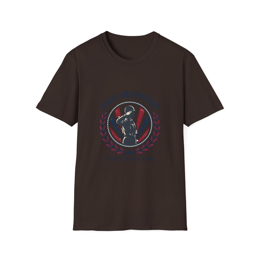Veterans Tribute T-Shirt — "Honor and Remember" Memorial Tee