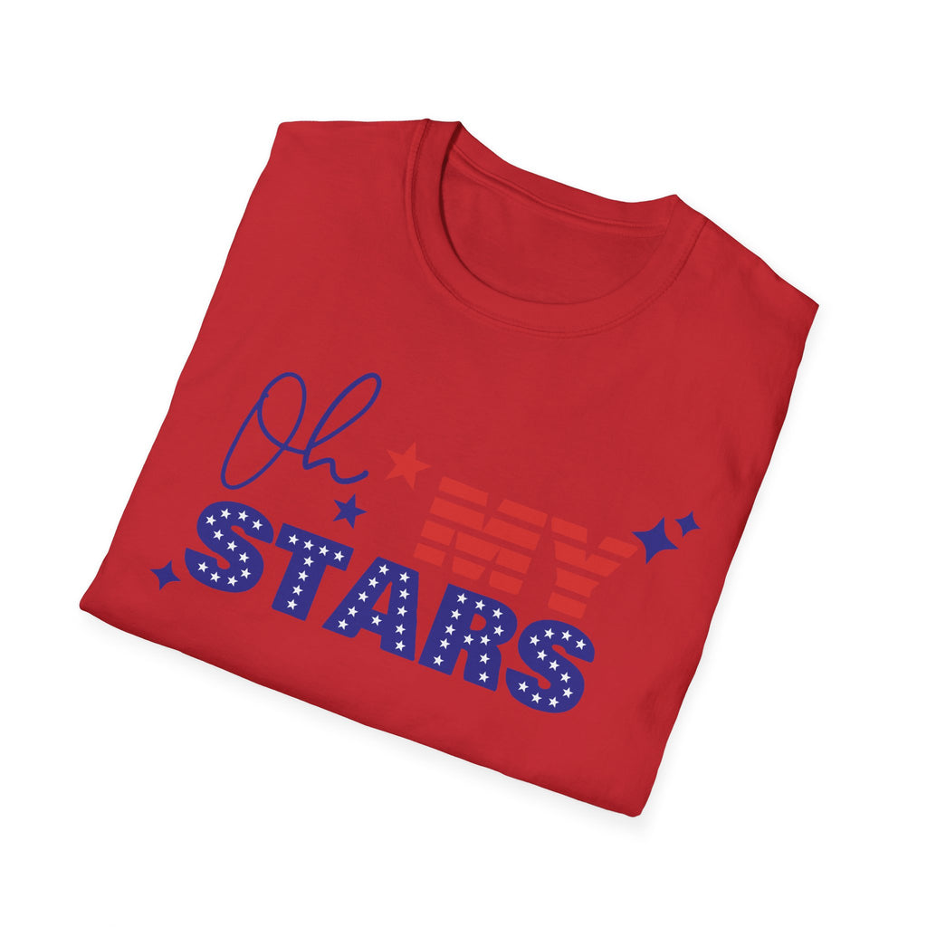 Oh My Stars T-Shirt – Patriotic 4th of July Graphic Tee