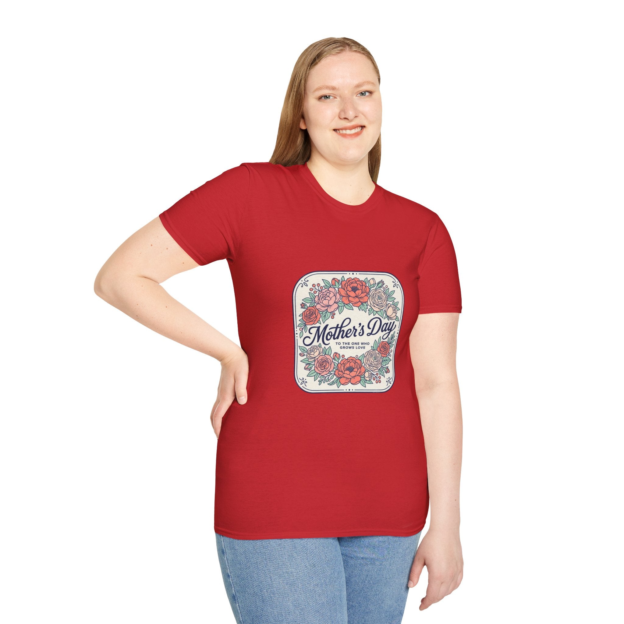 Mother's Day Floral Tee — Vintage Roses "Mother's Day" Graphic T-Shirt