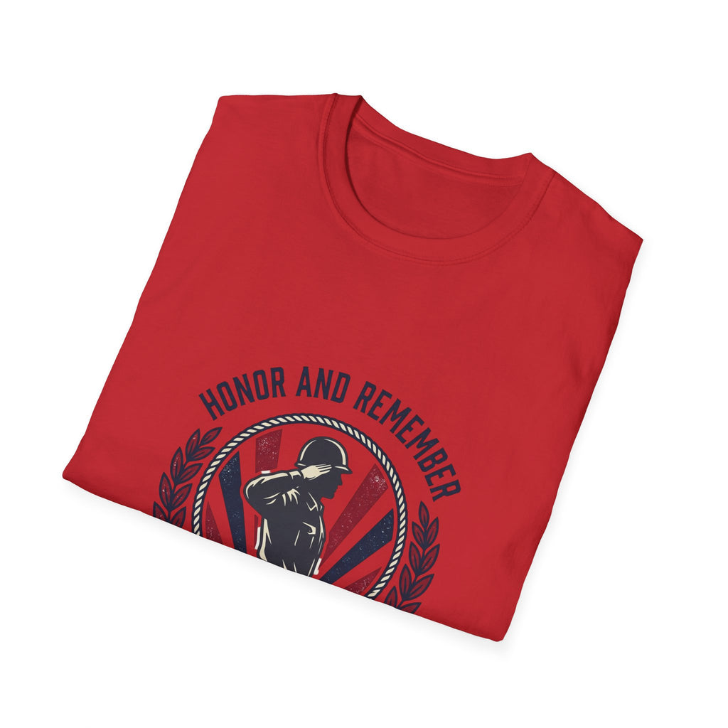 Veterans Tribute T-Shirt — "Honor and Remember" Memorial Tee