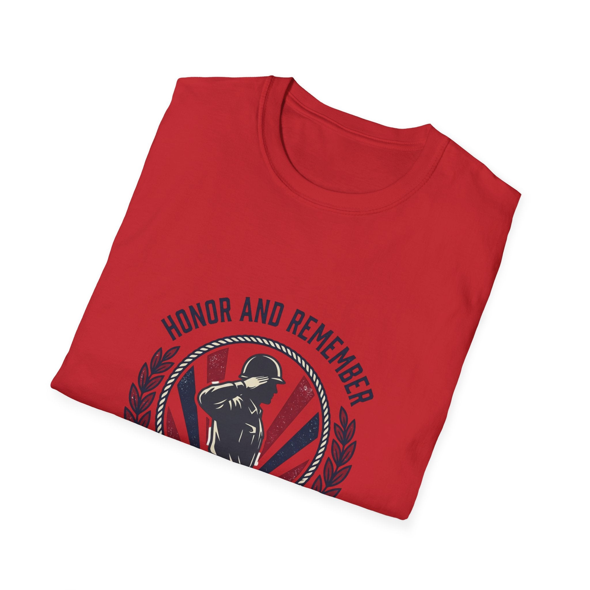 Veterans Tribute T-Shirt — "Honor and Remember" Memorial Tee