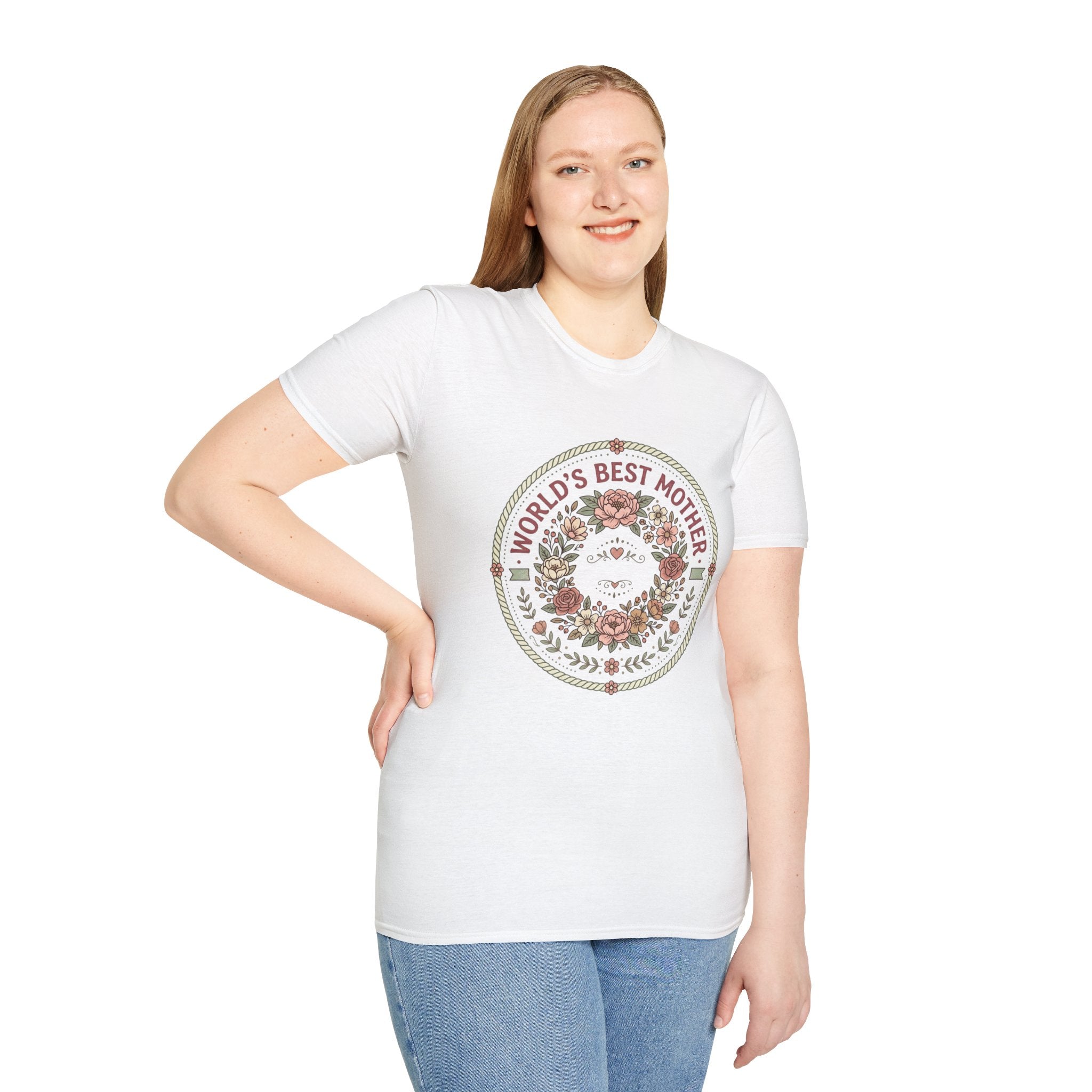 World's Best Mother Floral T-Shirt
