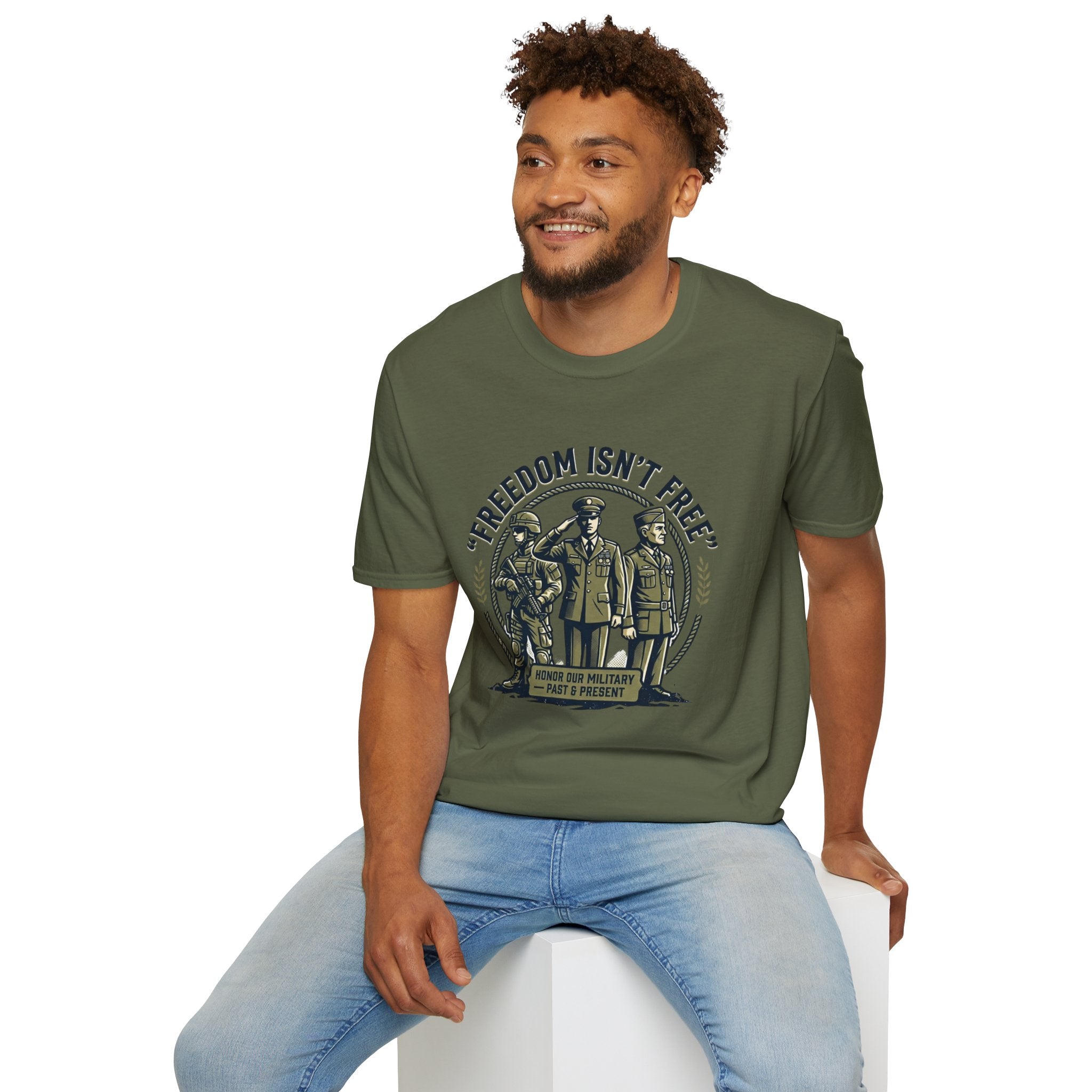 Freedom Isn't Free Military Tribute T-Shirt