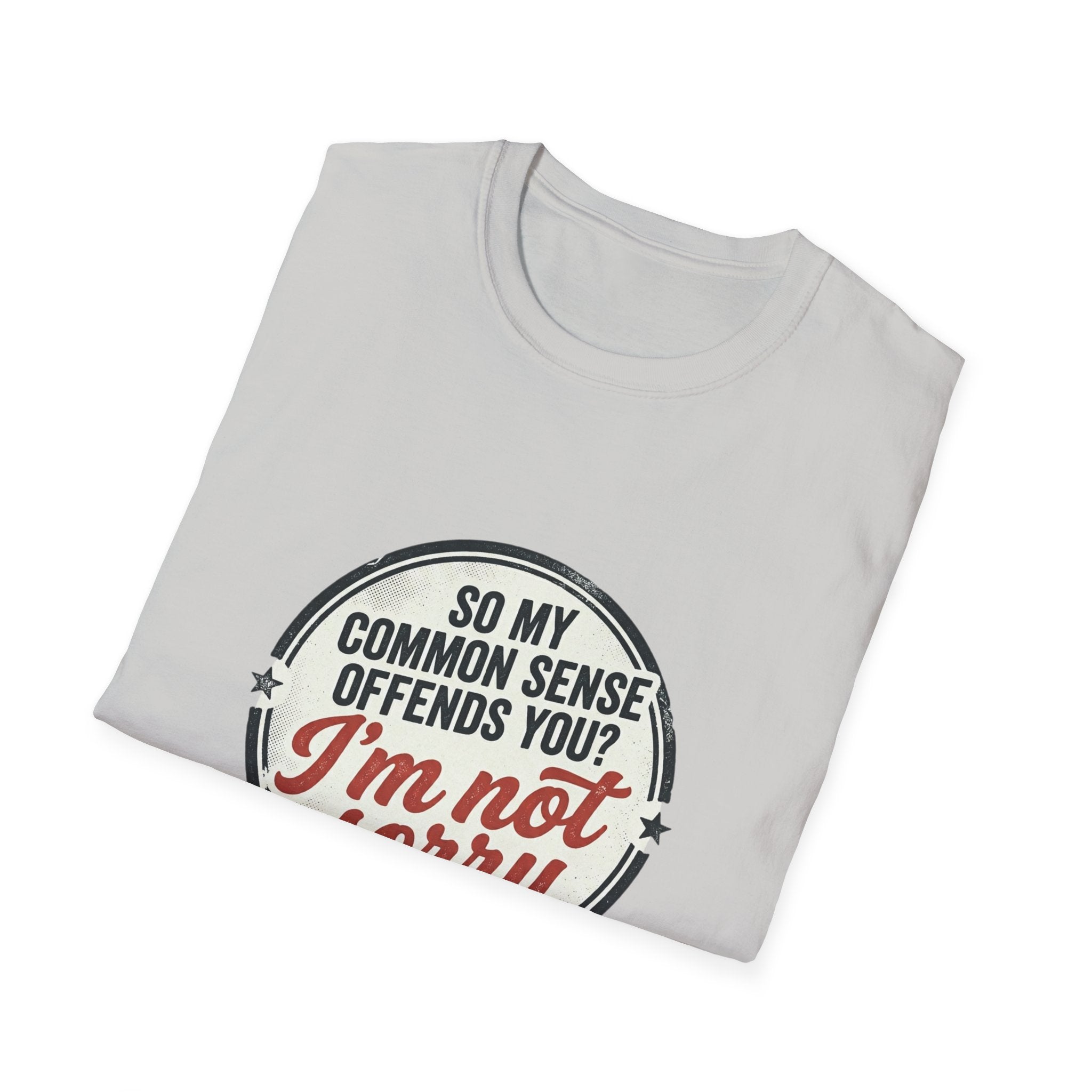 T-Shirt — "So My Common Sense Offends You? I'm Not Sorry" Funny Graphic Tee