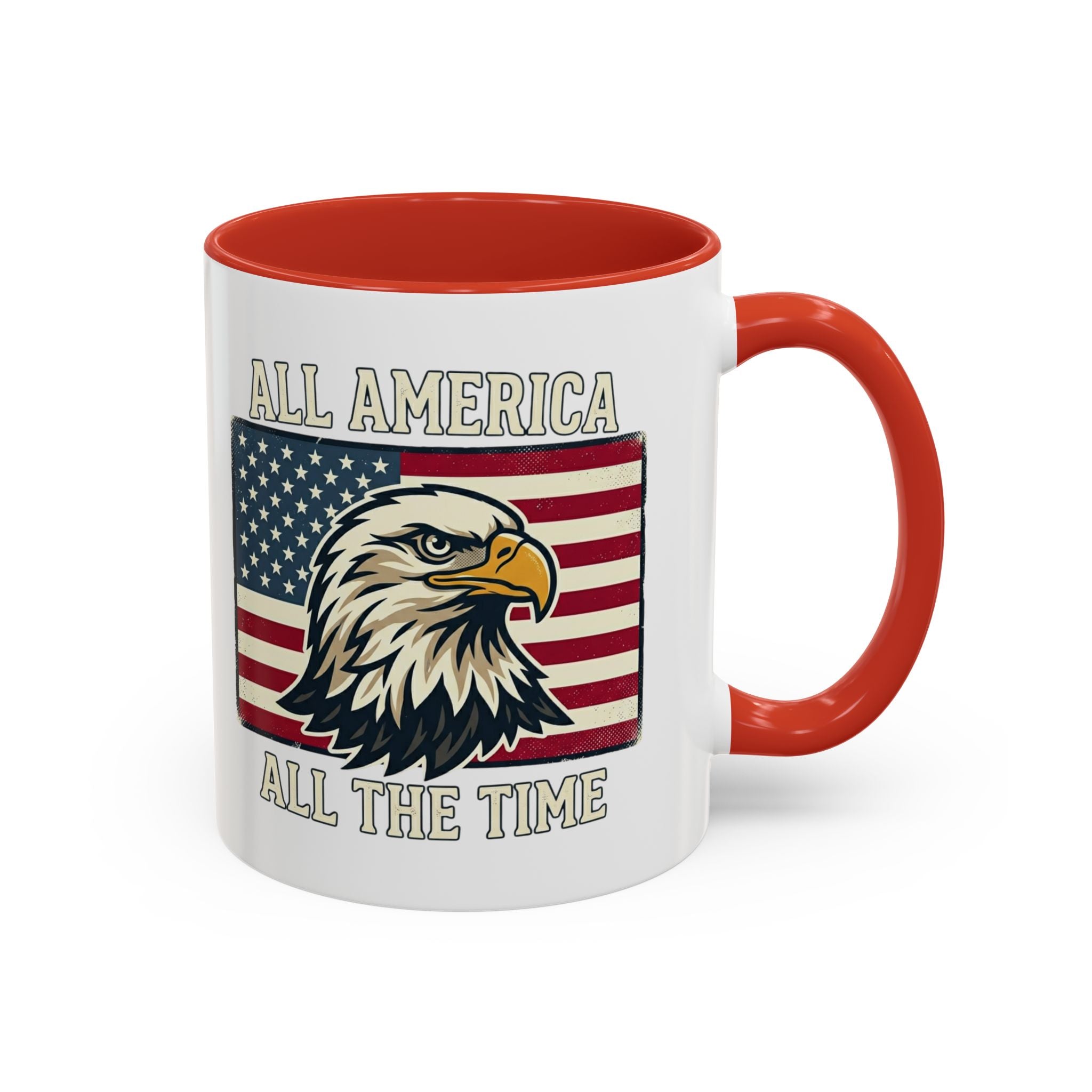 All America Eagle Coffee Mug — Patriotic 11oz Accent Mug