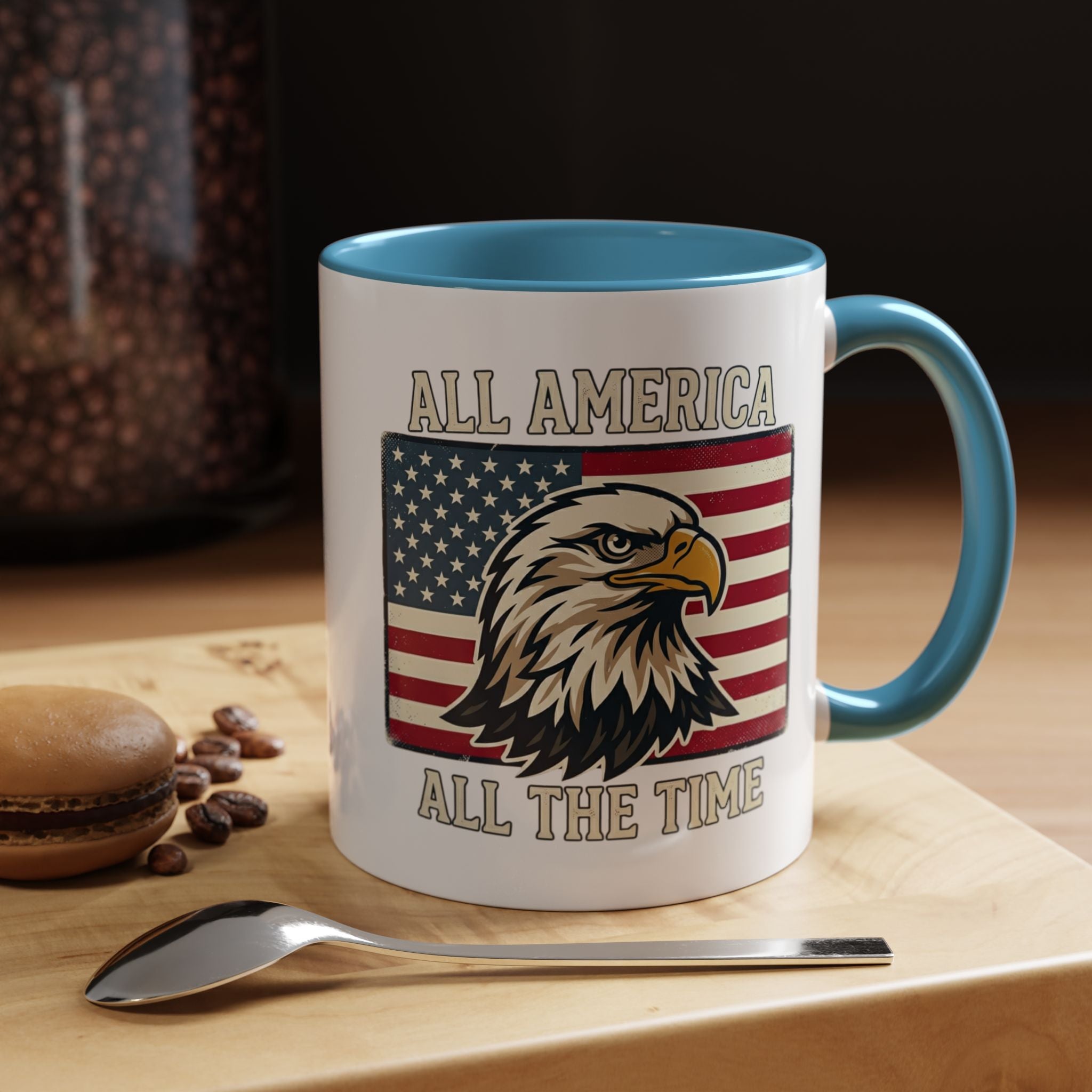 All America Eagle Coffee Mug — Patriotic 11oz Accent Mug