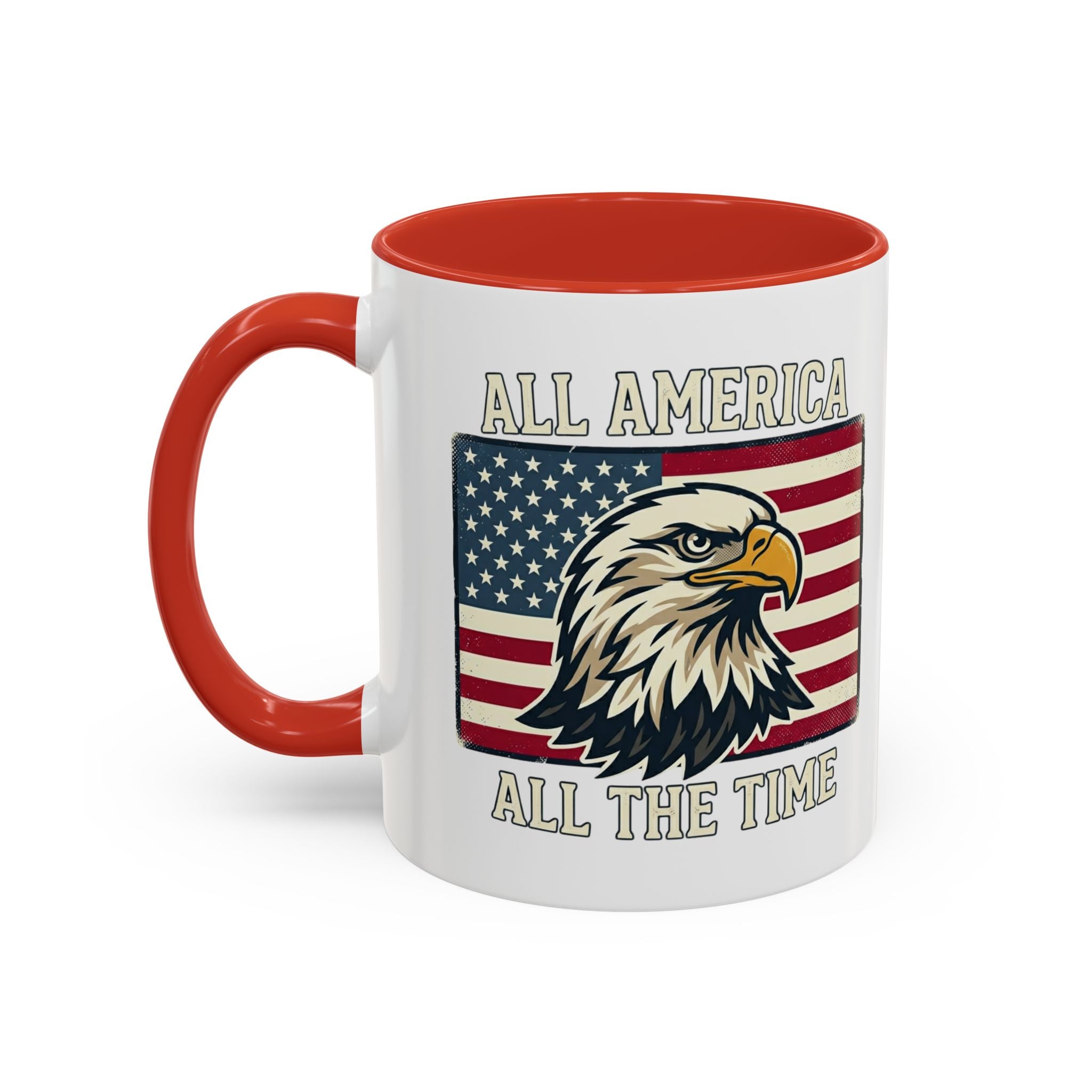 All America Eagle Coffee Mug — Patriotic 11oz Accent Mug