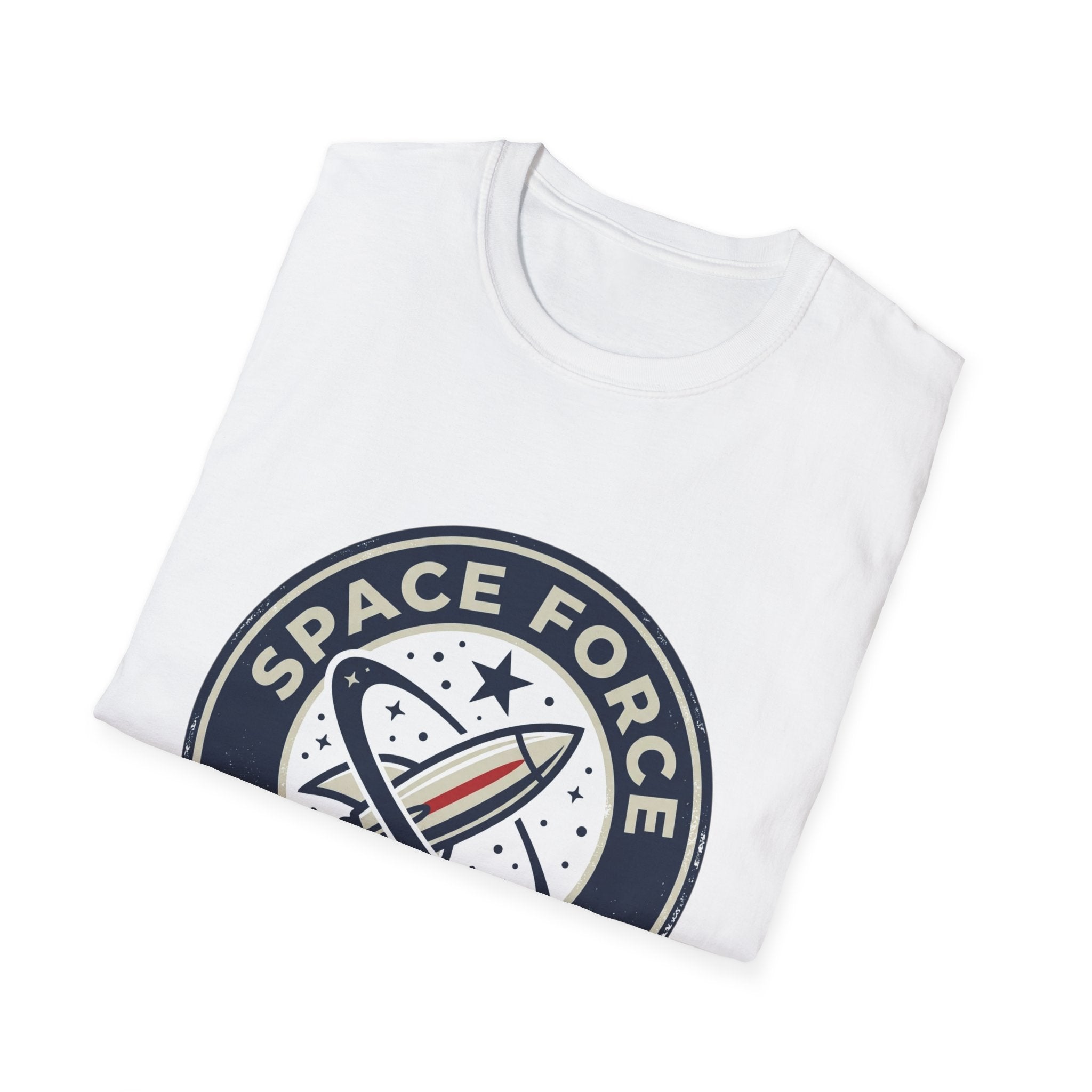 Space Force USA T‑Shirt — Retro Rocket Patch Tee