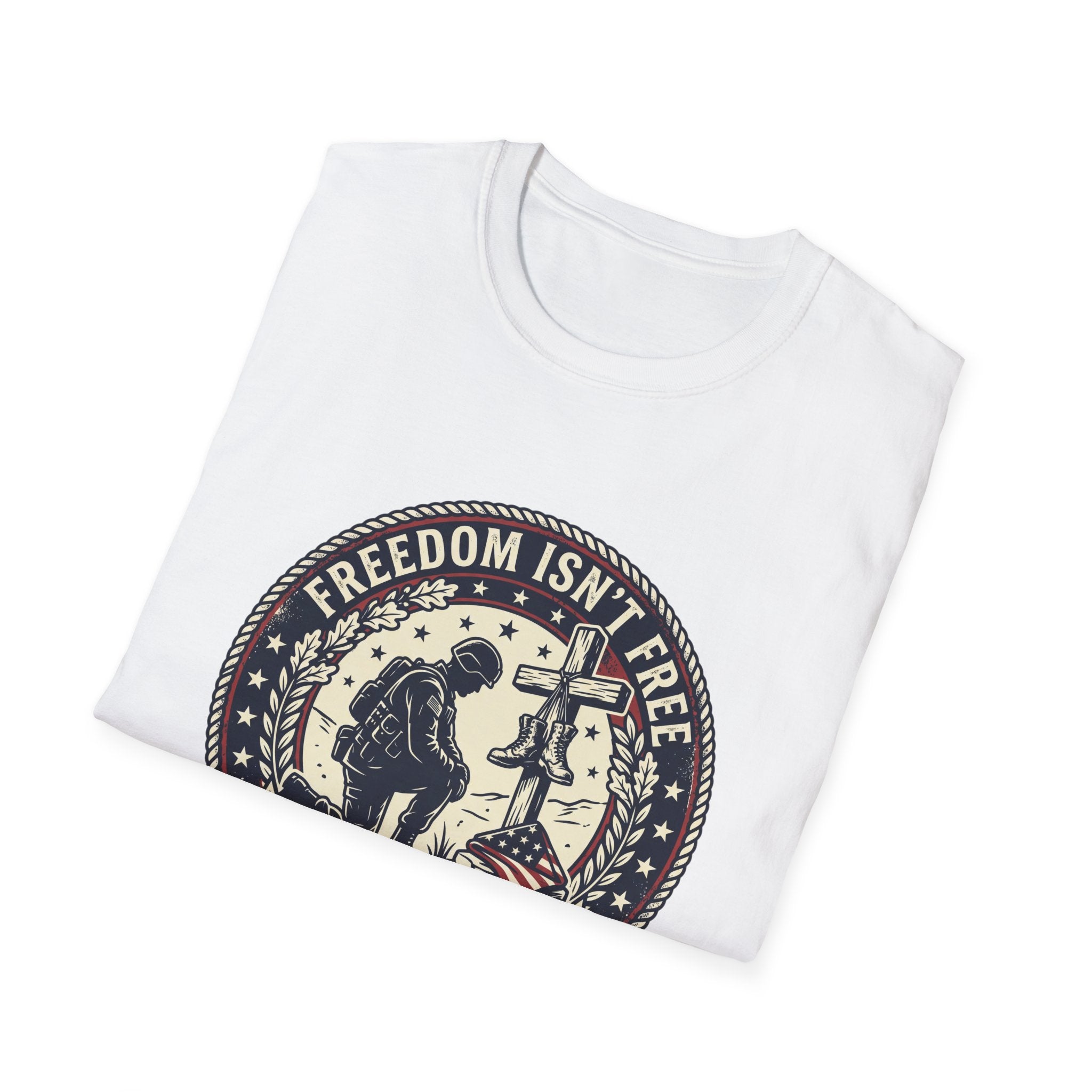 Freedom Isn't Free Memorial T-Shirt — Honoring the Fallen Military Tee