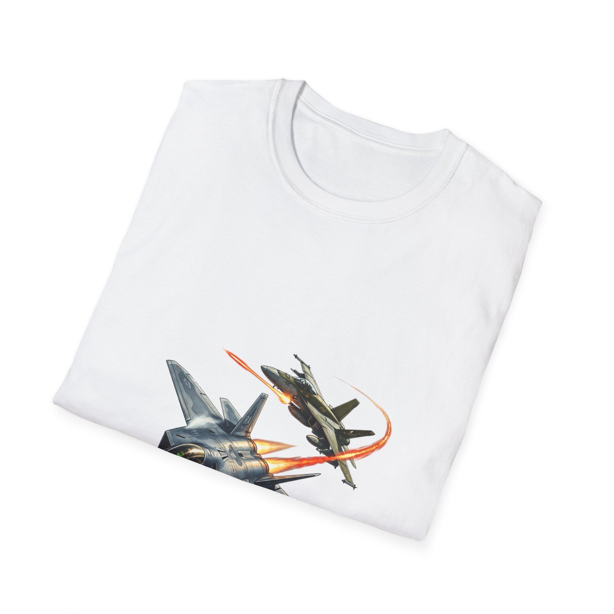 Jet Fighter T-Shirt — Vintage Military Aviation Graphic Tee