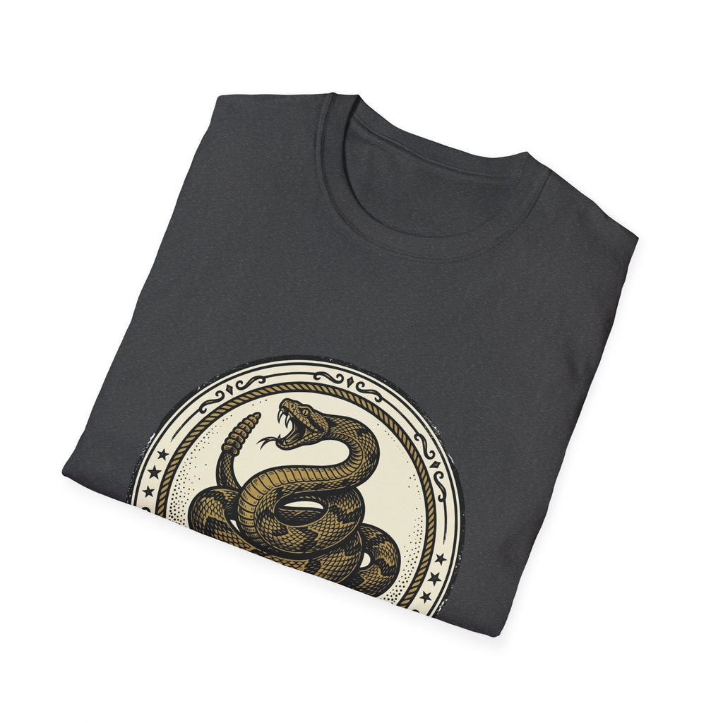 Don't Tread On Me Snake T-Shirt — Gadsden Flag Vintage Patriotic Tee