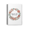 Bride-to-Be Floral Wedding Planner Notebook — 'Things to Do' Spiral Journal