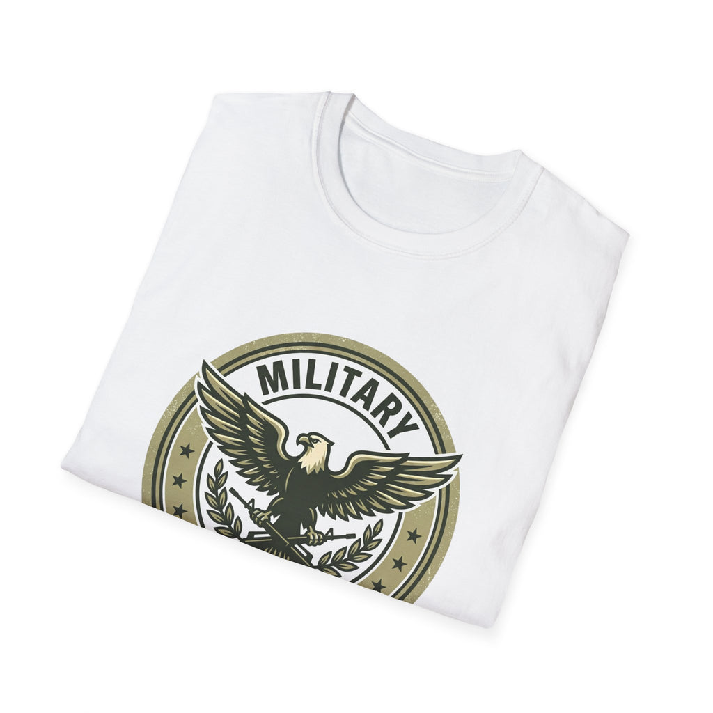 Military Eagle T-Shirt — Vintage Emblem Patriotic Tee